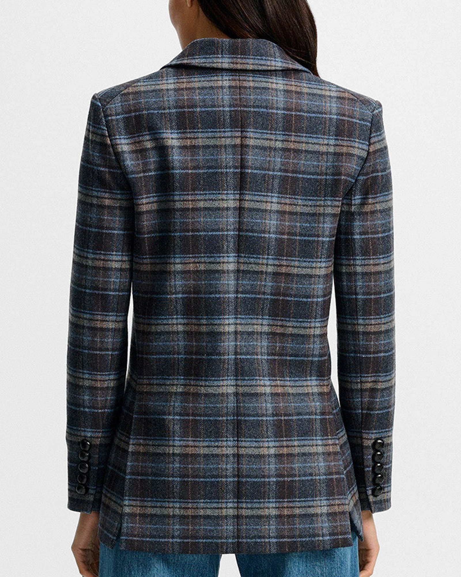 Oria Plaid Dickey Jacket