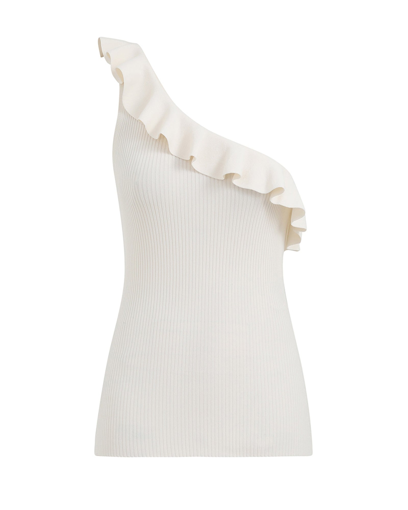 Rhiannon Frill Asymmetric Top