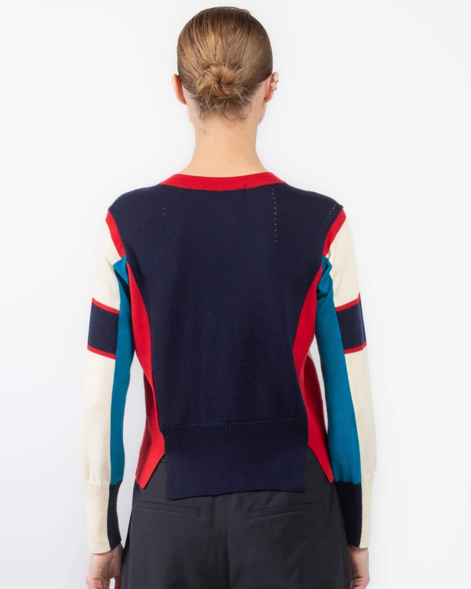 Crewneck Long Sleeve Cardigan