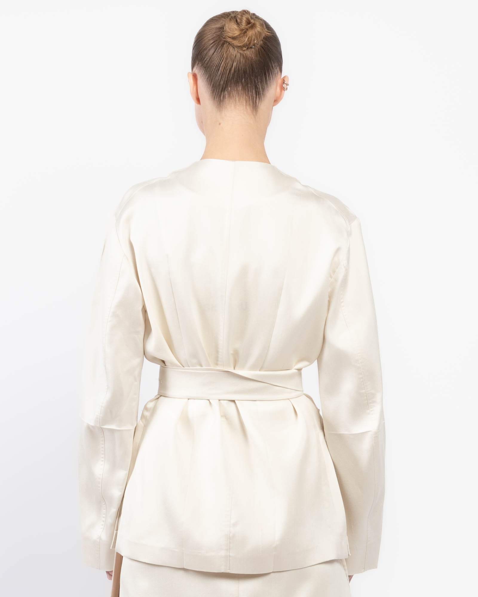No Collar Origami Jacket