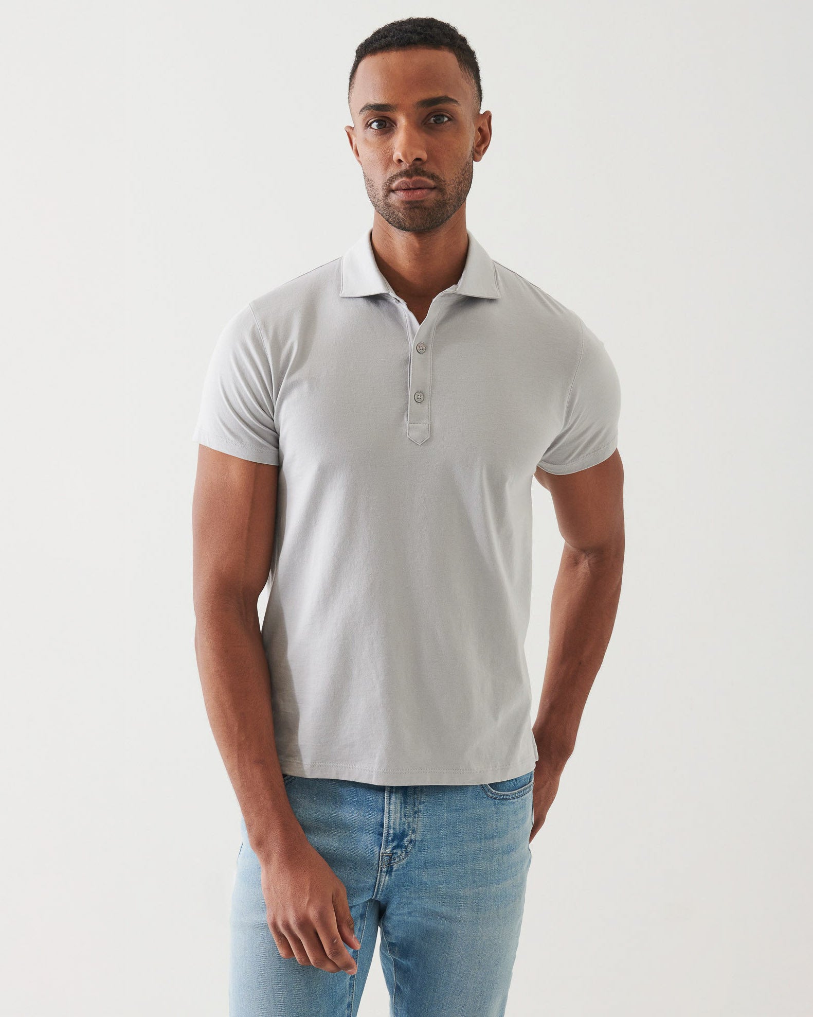 Organic Pima Cotton Button Polo