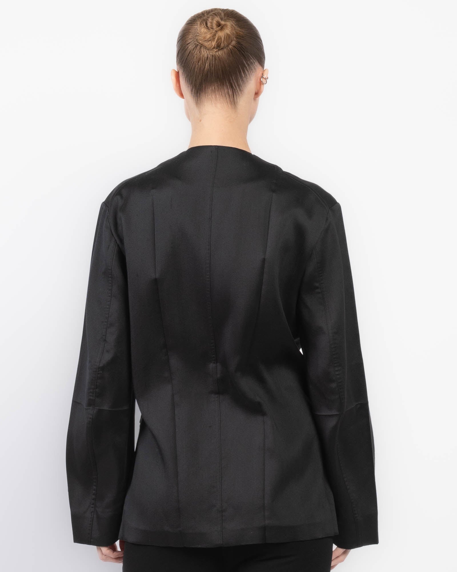 Veste origami sans col
