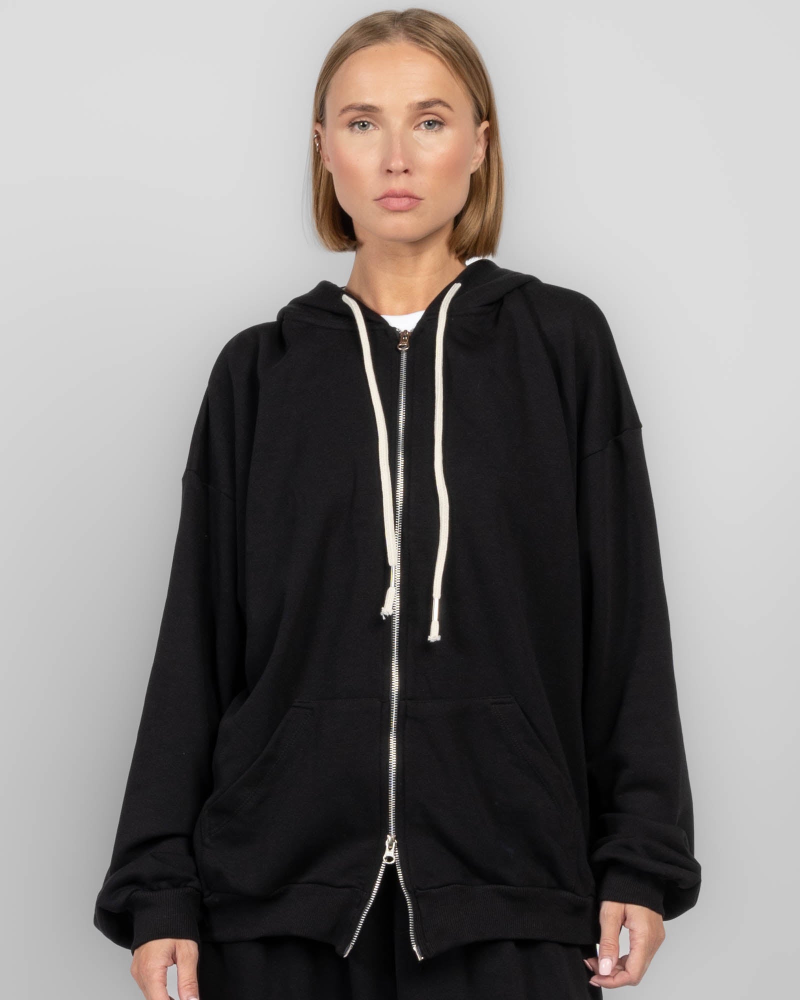 Oversized Zip Sweatshirt
