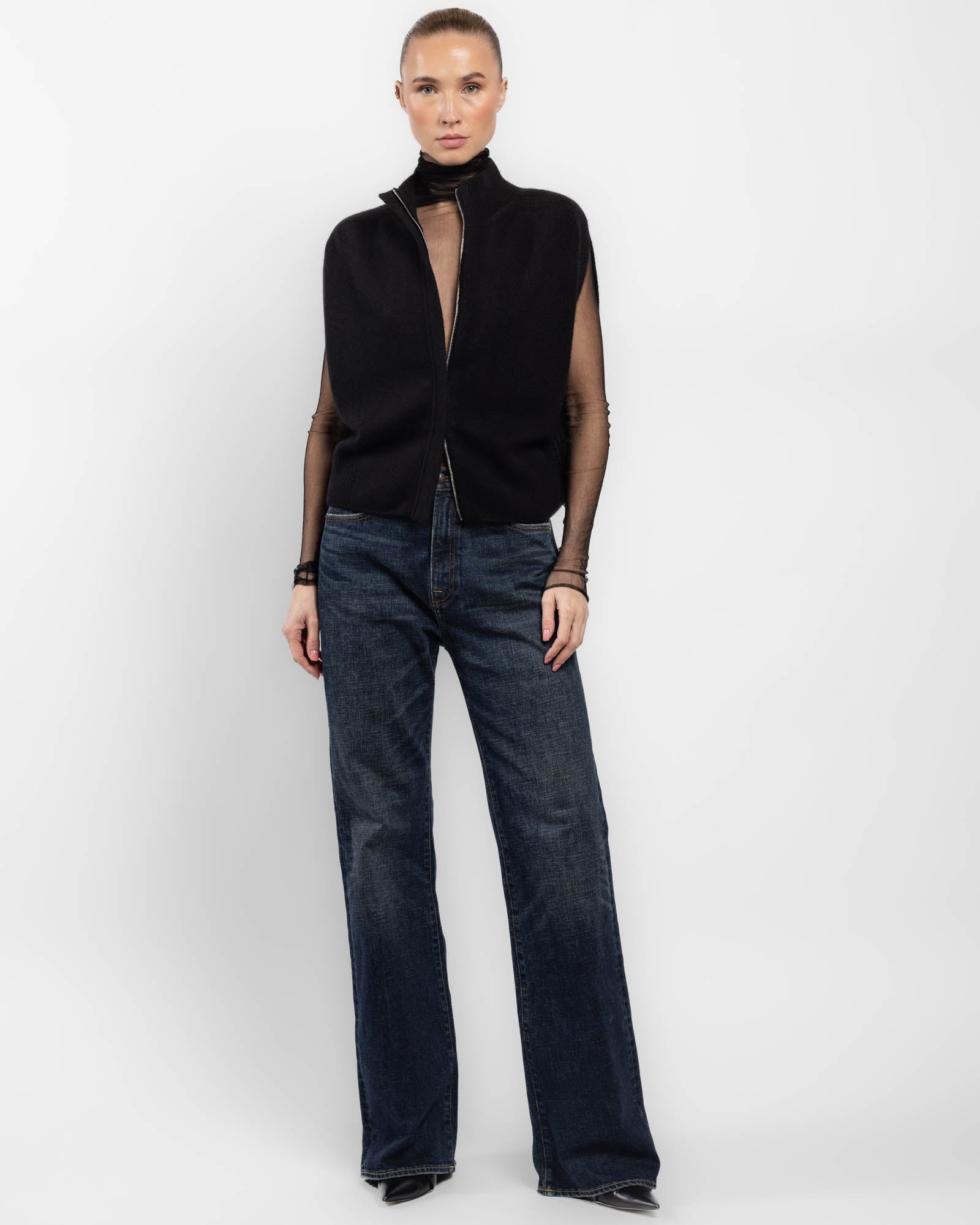 Matilda Sleeveless Cardigan