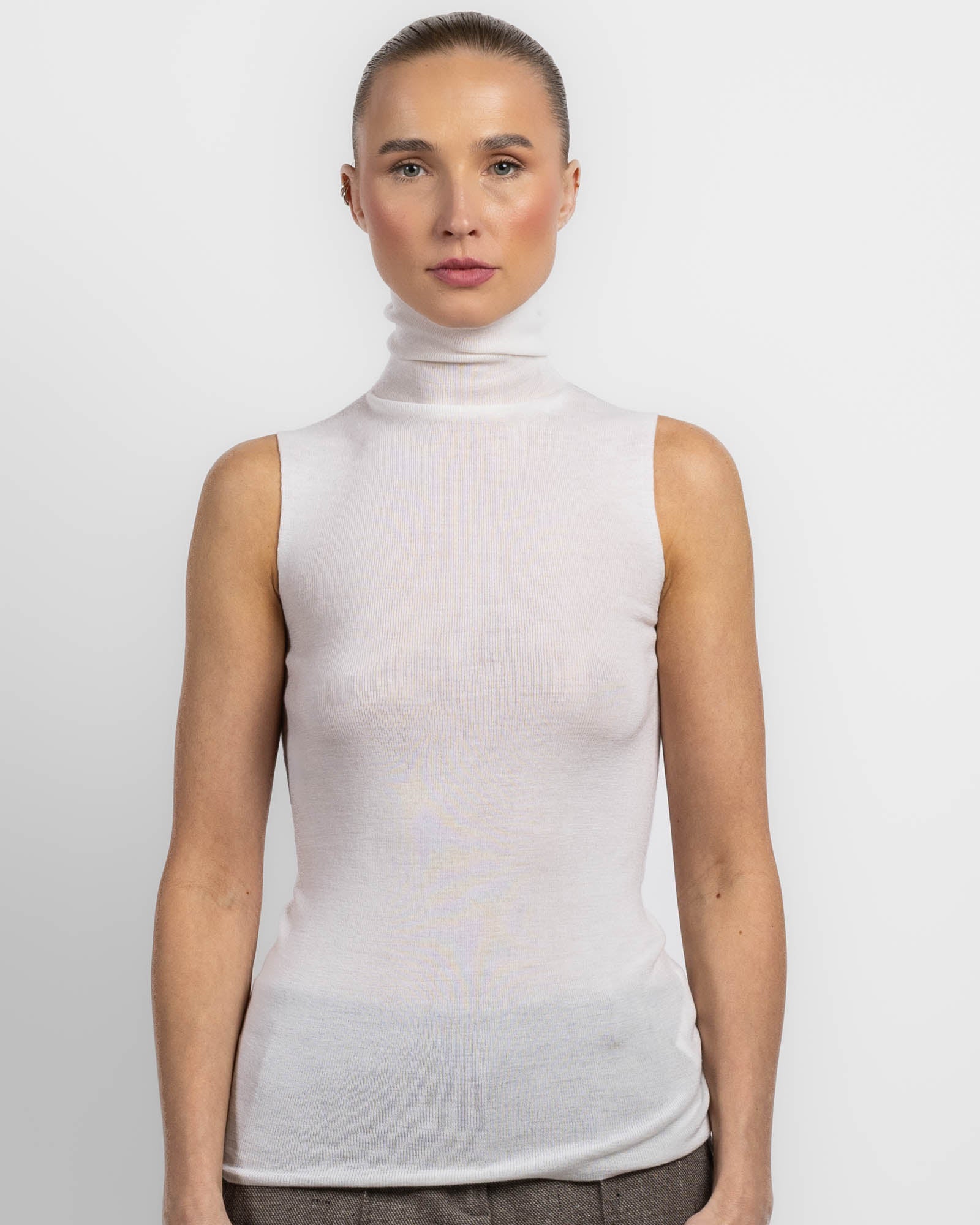 Sleeveless Shirt Top