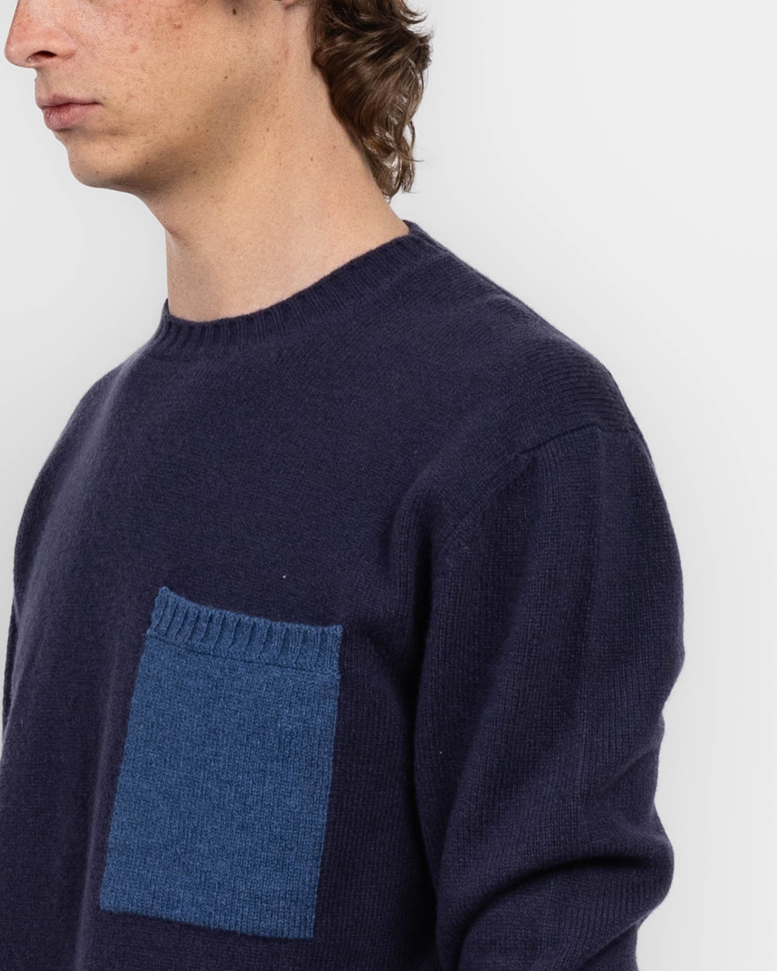 Pocket Crewneck Sweater
