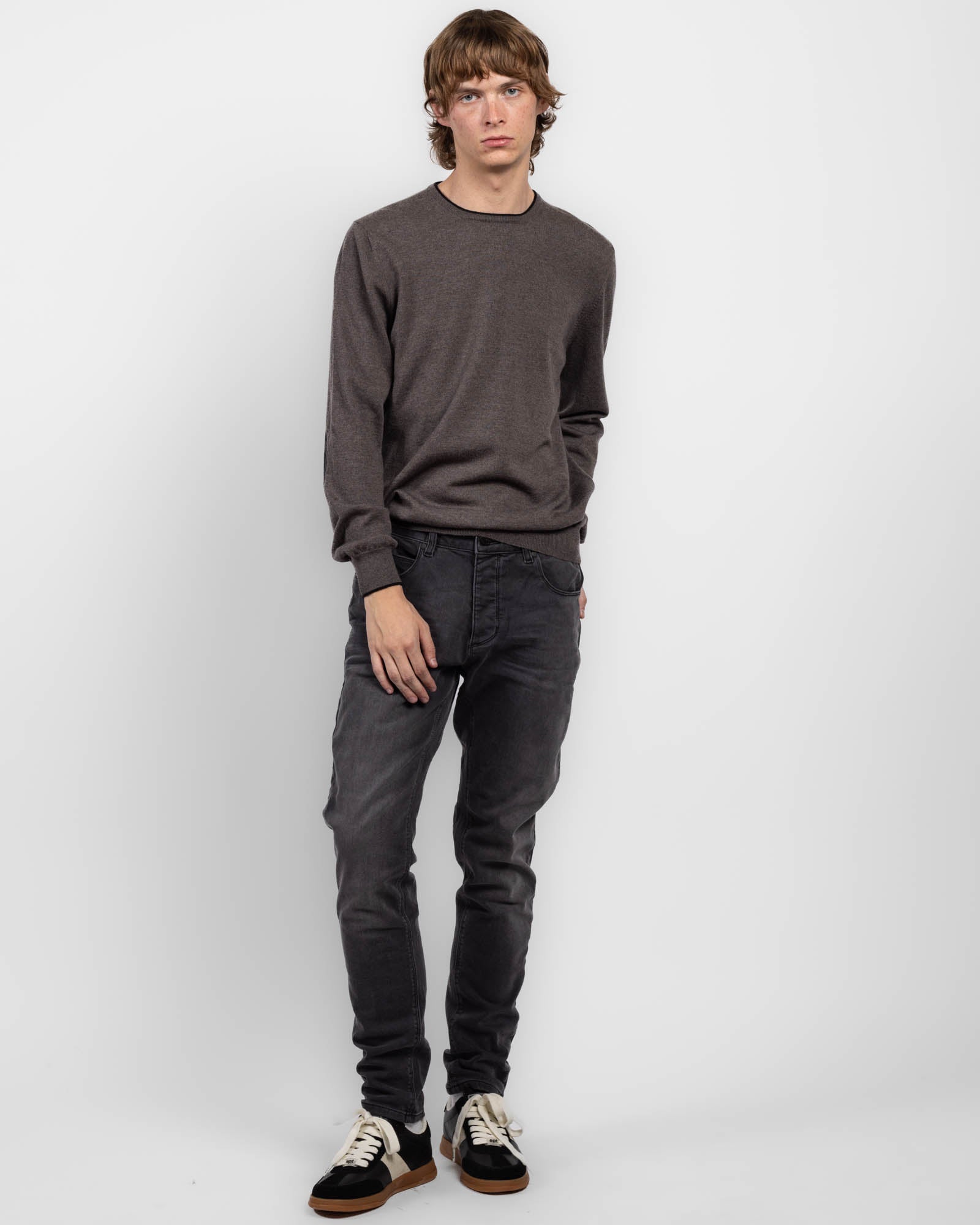 Patch Crew Neck