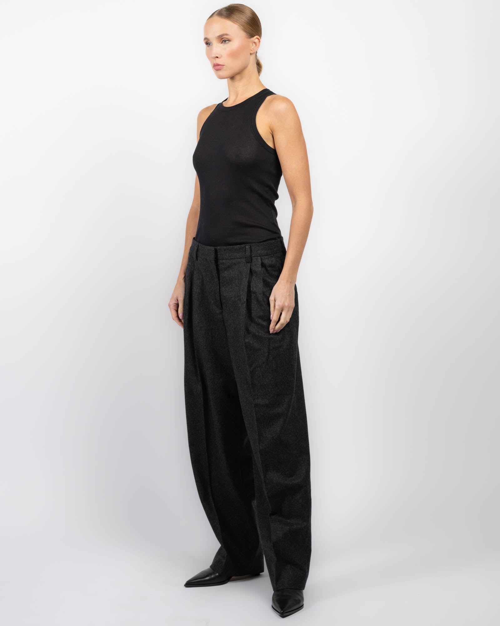 Pleat Winter Pants