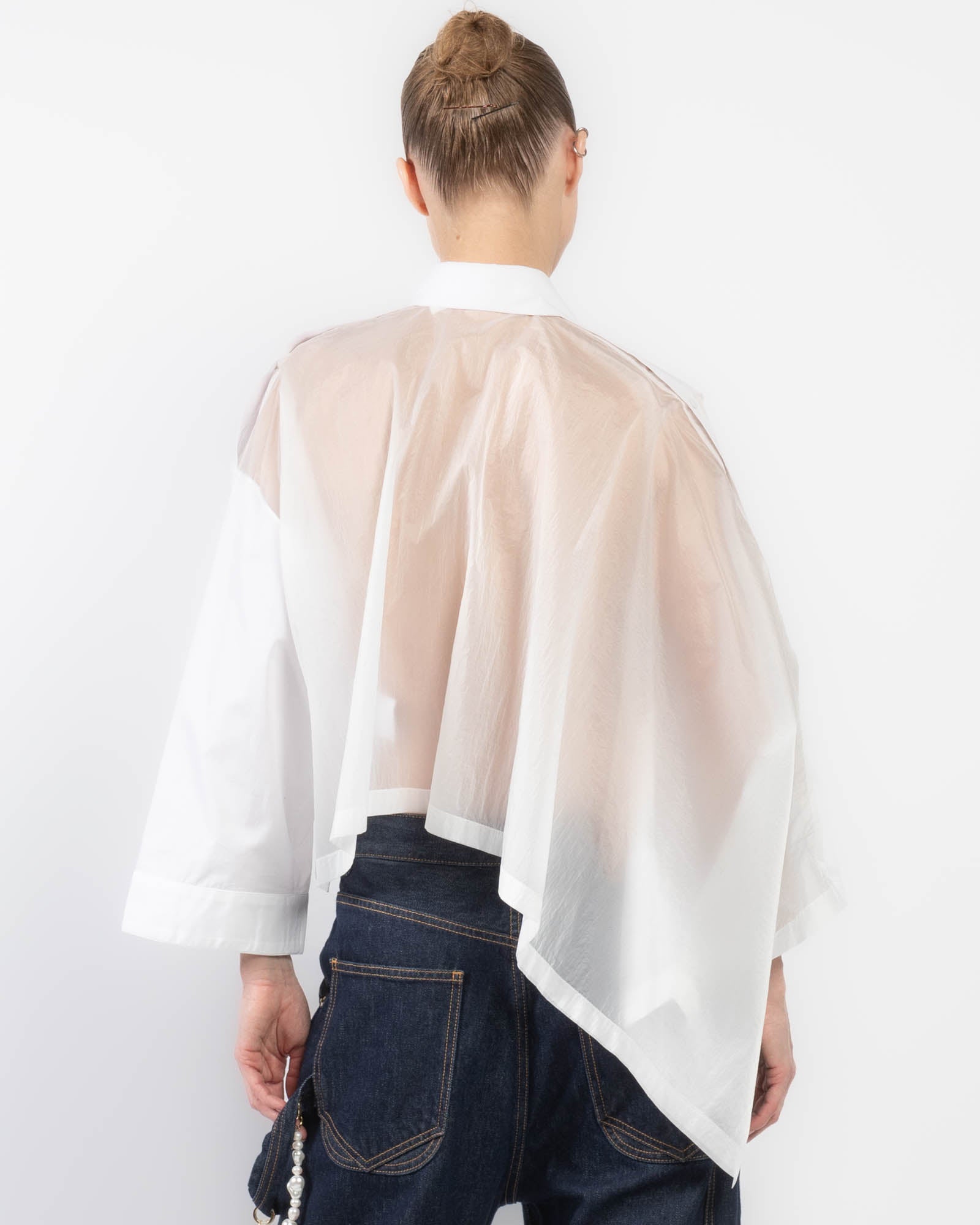 Oversized Open Sleeve Shirt