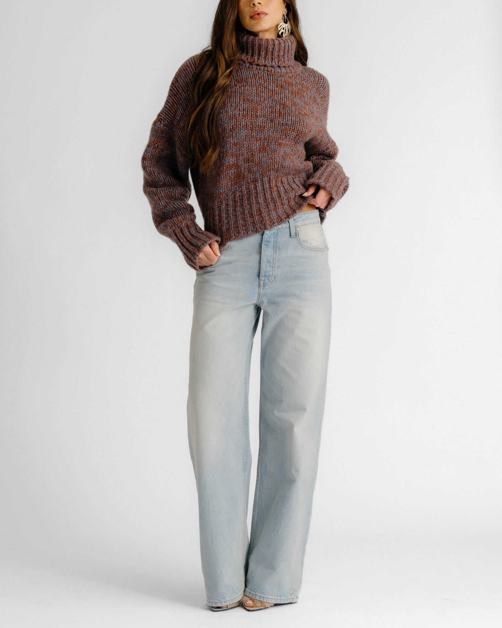 Darcey Crop Turtleneck
