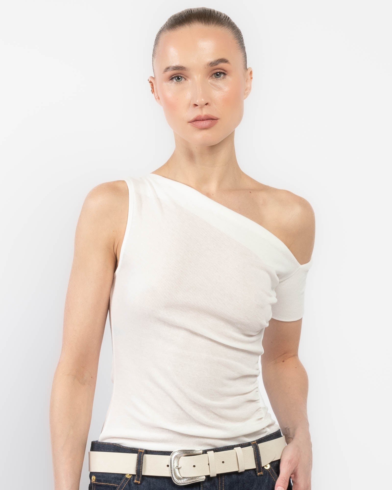 Ruffle Detail Top