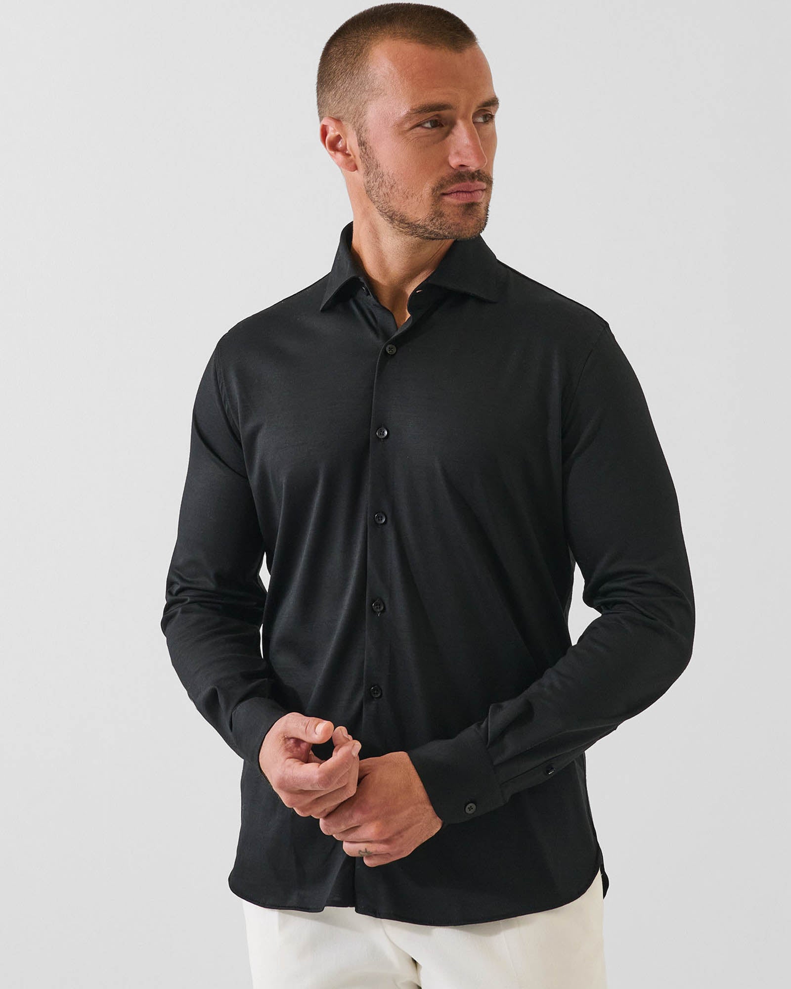 Long Wool Shirt
