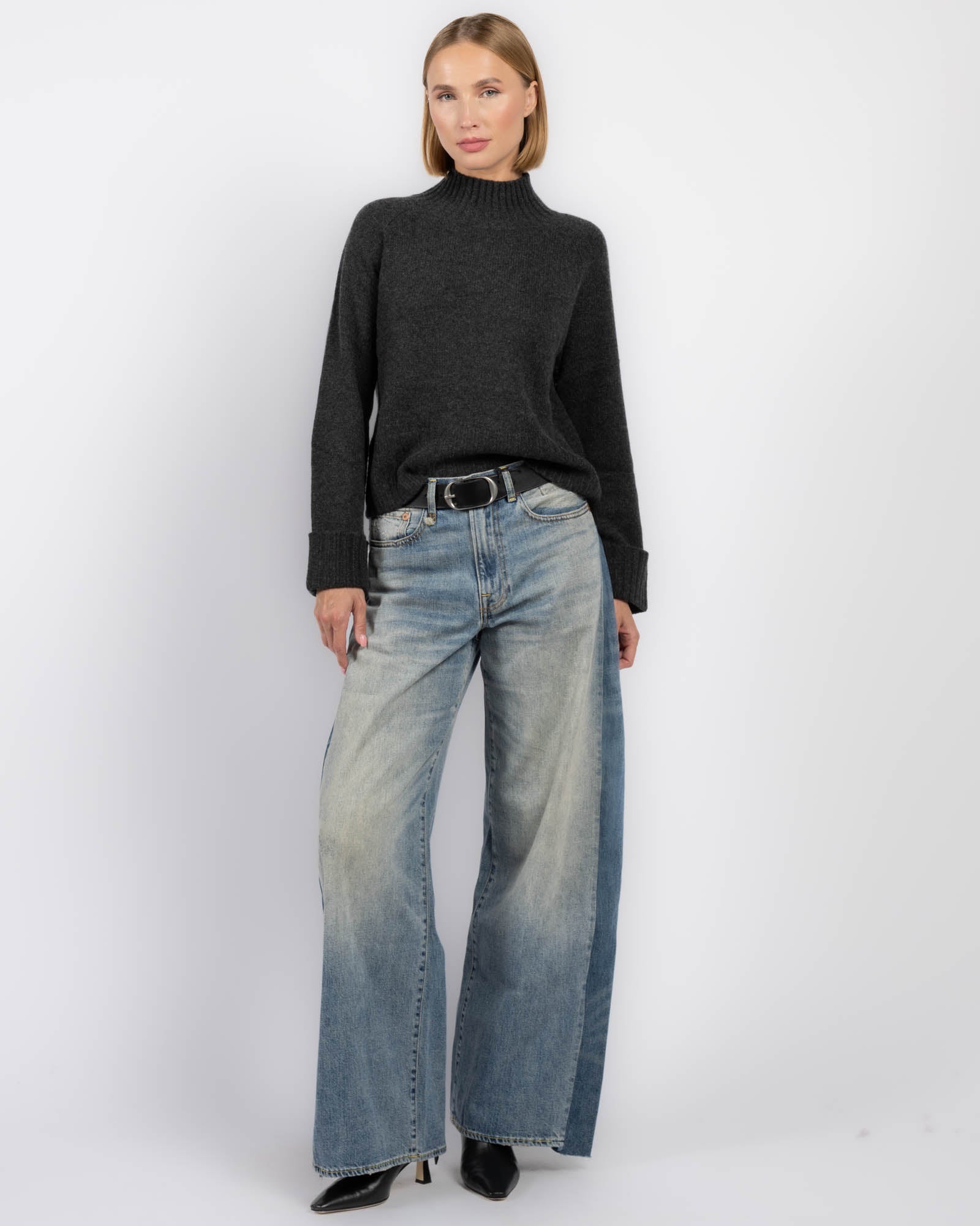 6 Ply Boxy Neck Sweater