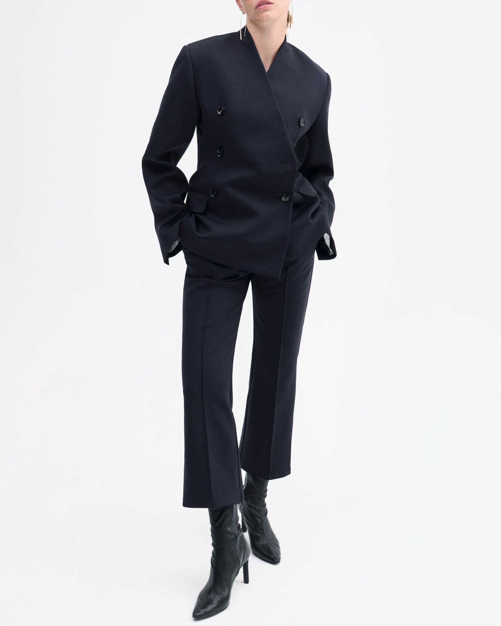 Sculpt Collarless Jacket