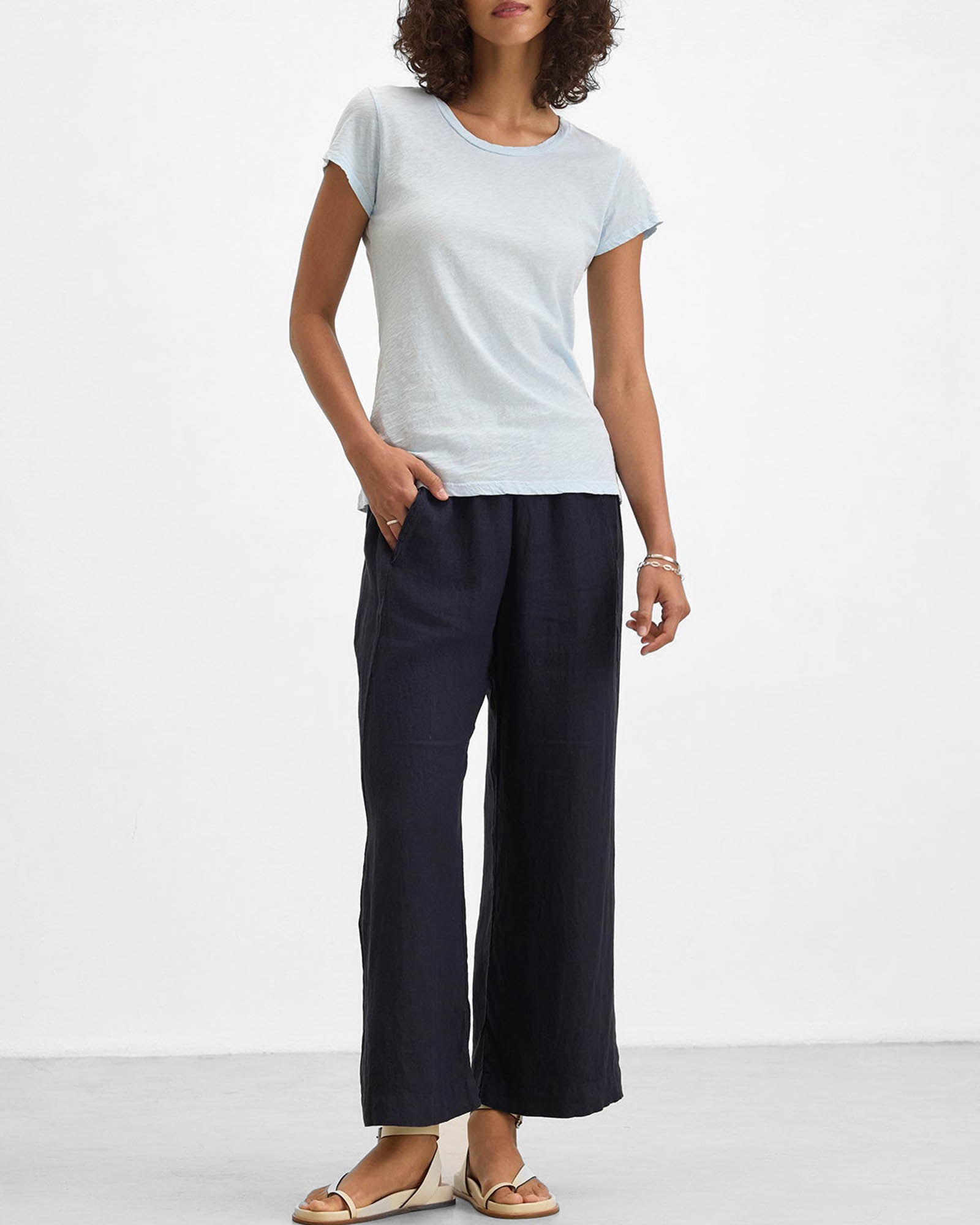 Woven Linen Pants