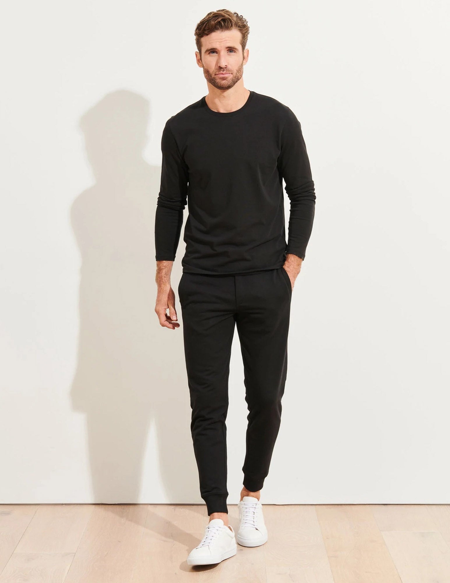 PATRICK ASSARAF - Long Sleeve Crew Neck Shirt | Luxury Designer Fashion | tntfashion.ca