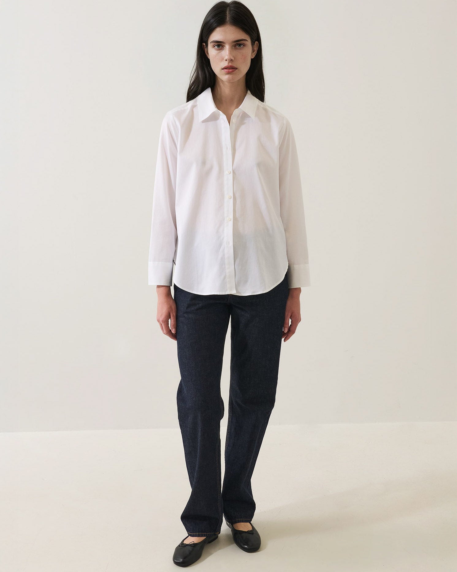 Long Pinstripe Essential Shirt