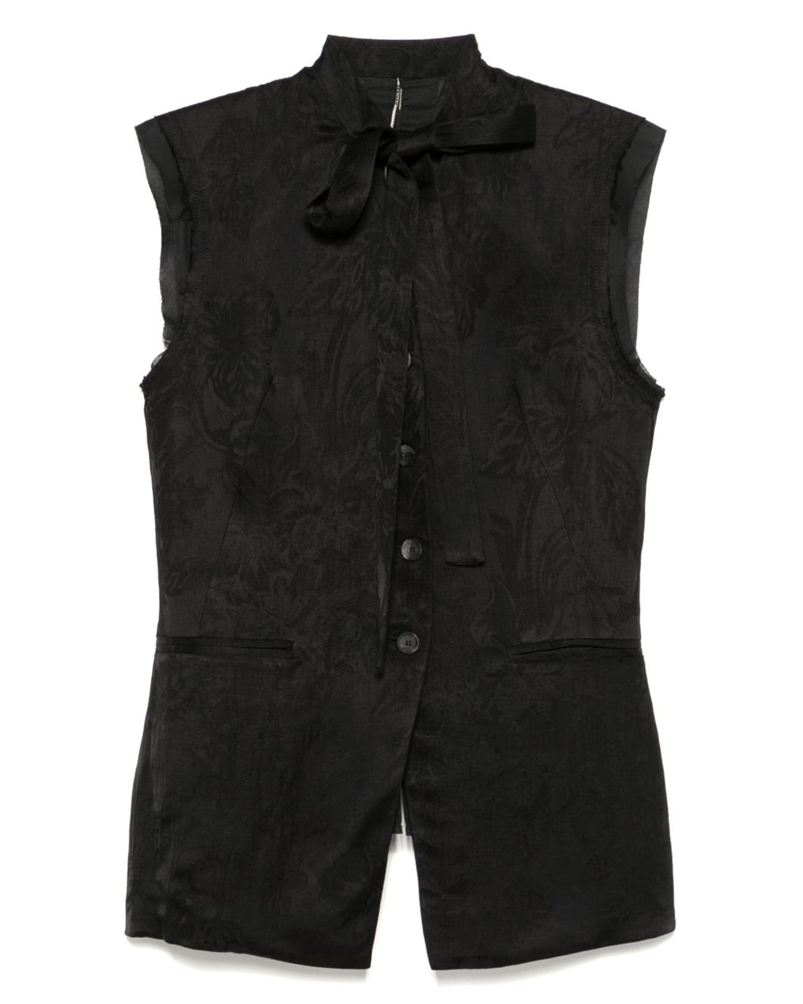 Tie Neck Gilet