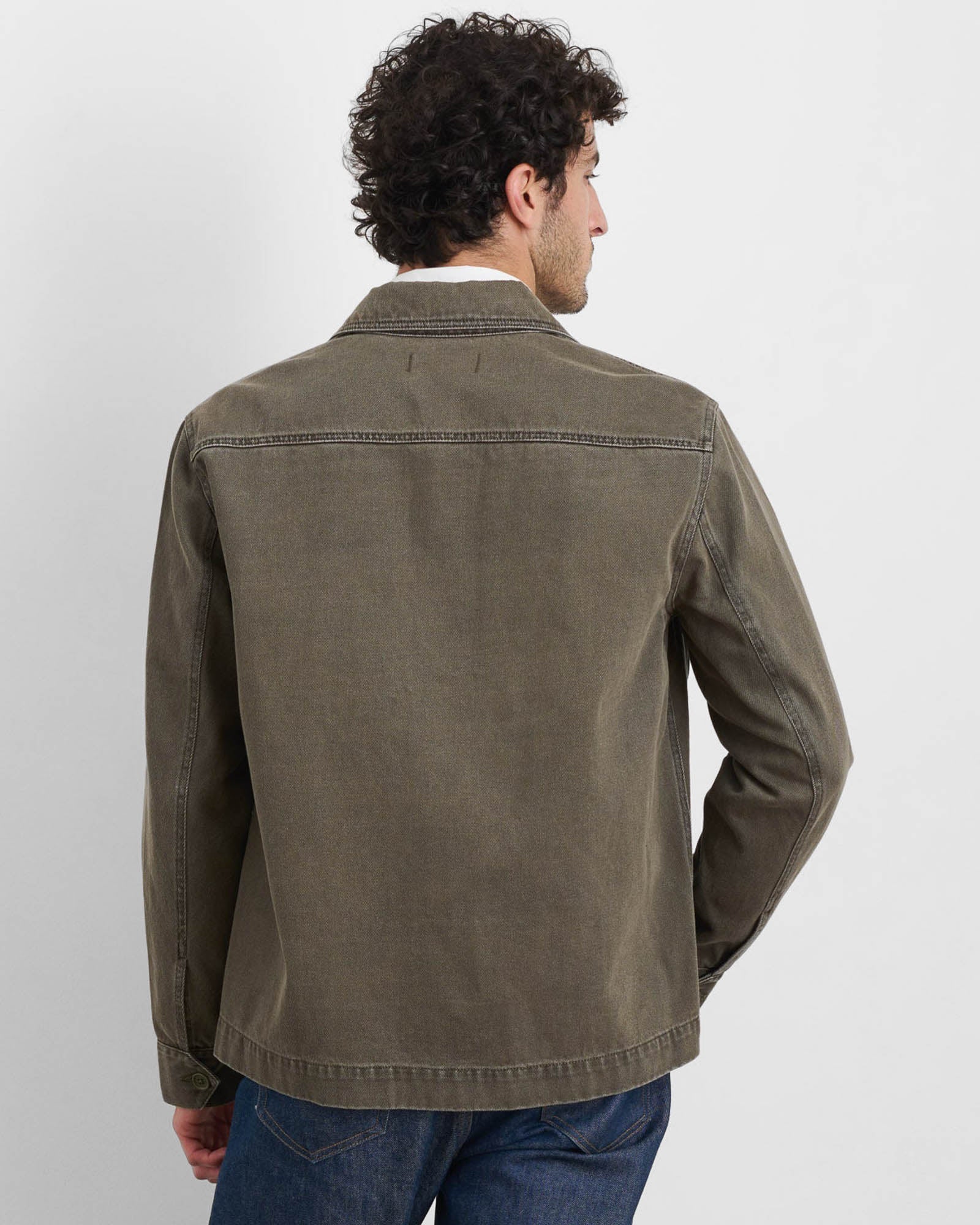 Veste en jean de travail