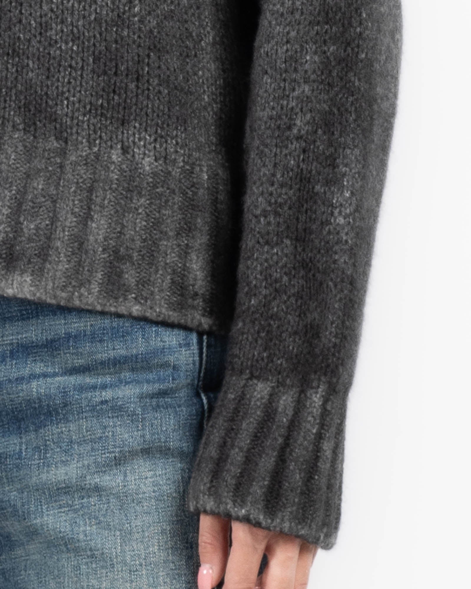 Link Stitch Mock Sweater