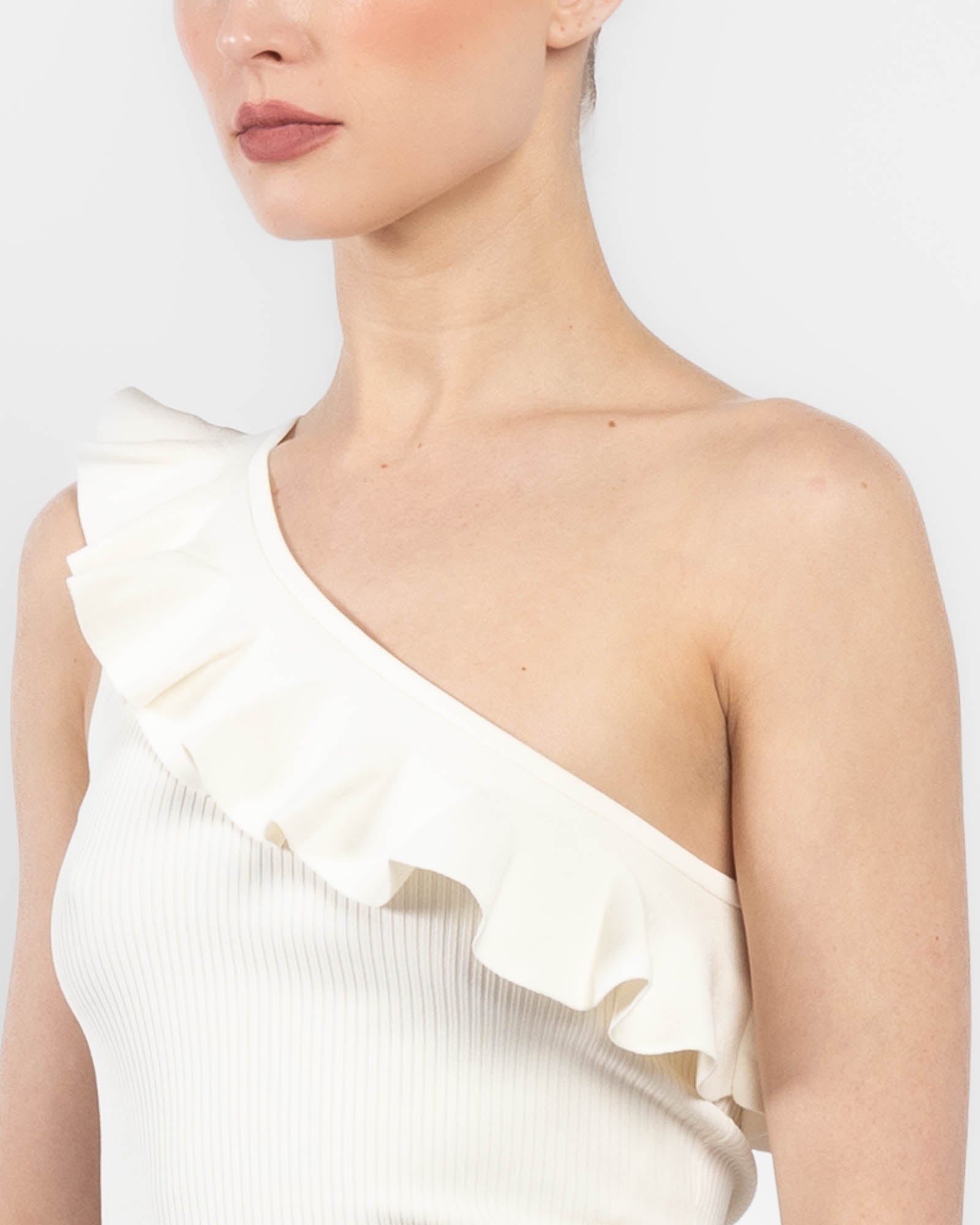 Rhiannon Frill Asymmetric Top