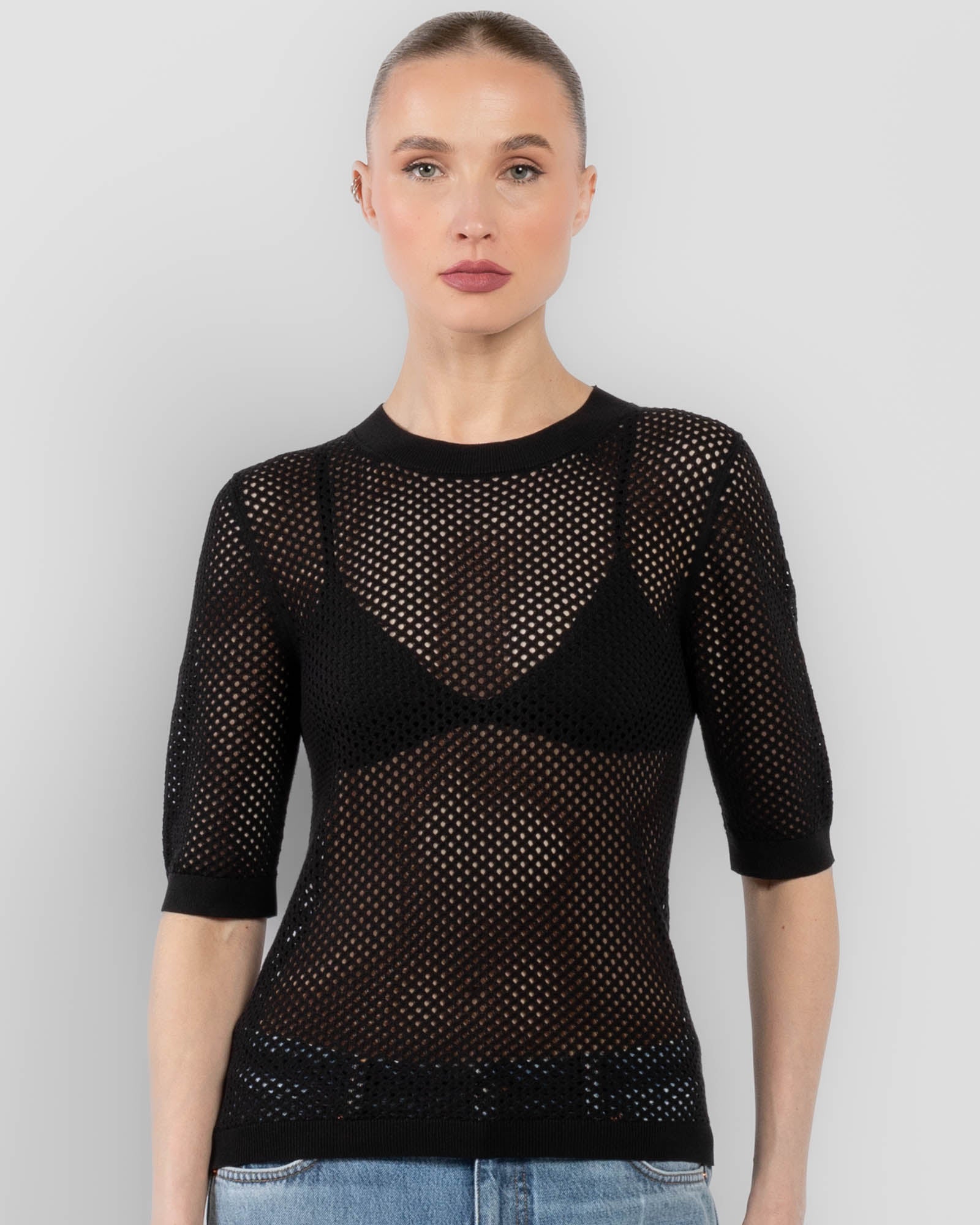 Mesh Sweater