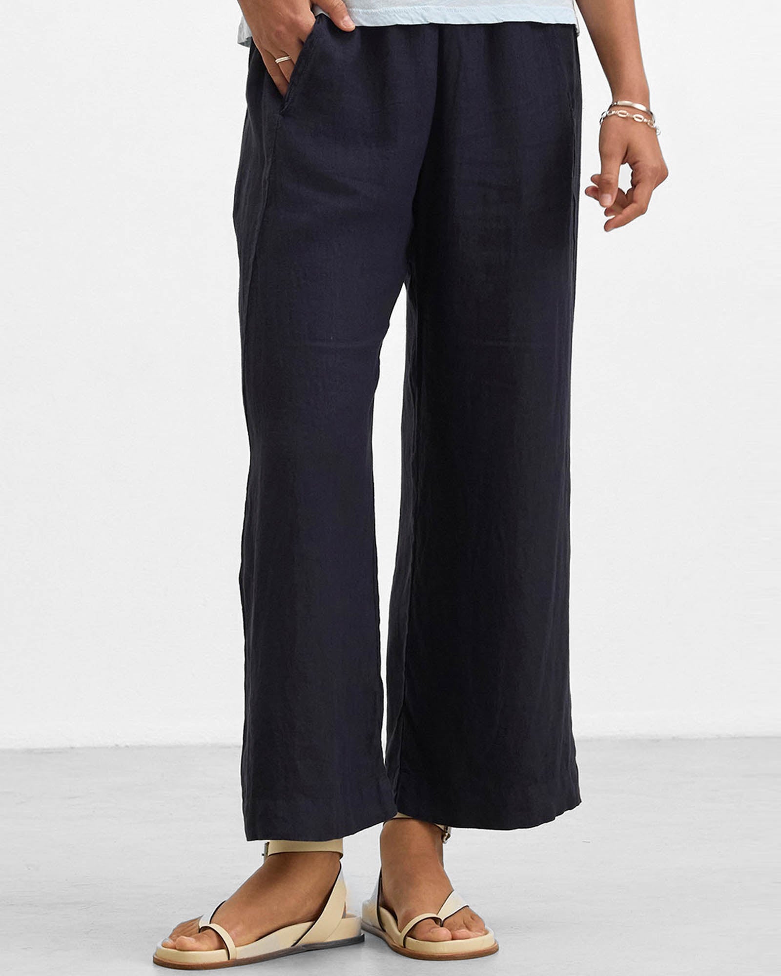 Woven Linen Pants