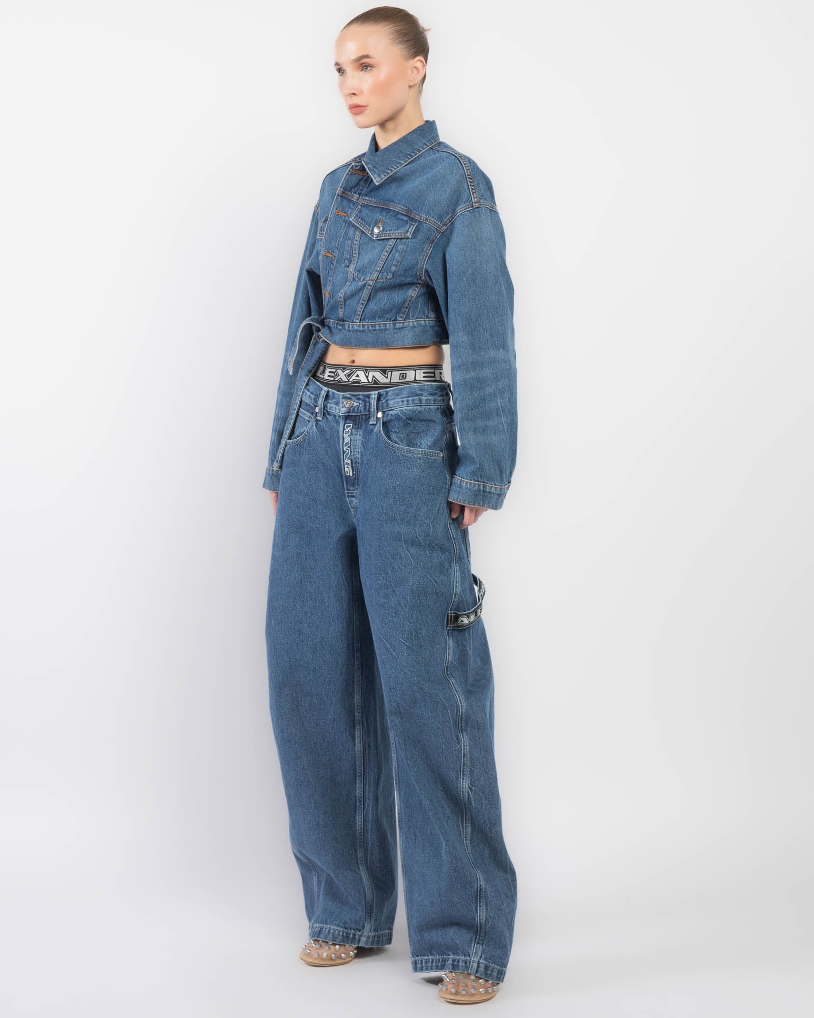 Underwear Waist Round Jeans