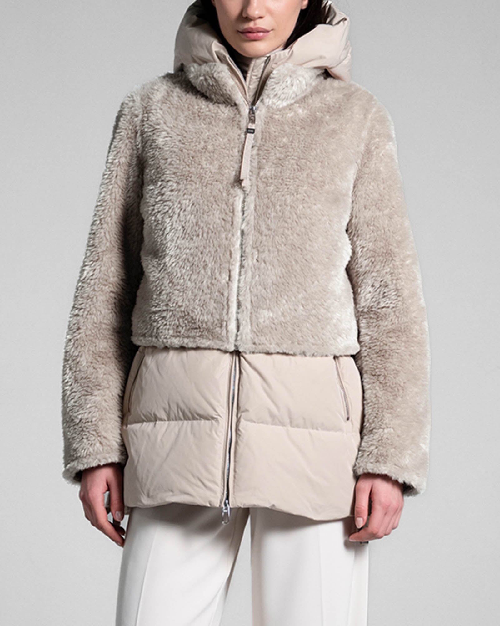 Flake Shearling Coat