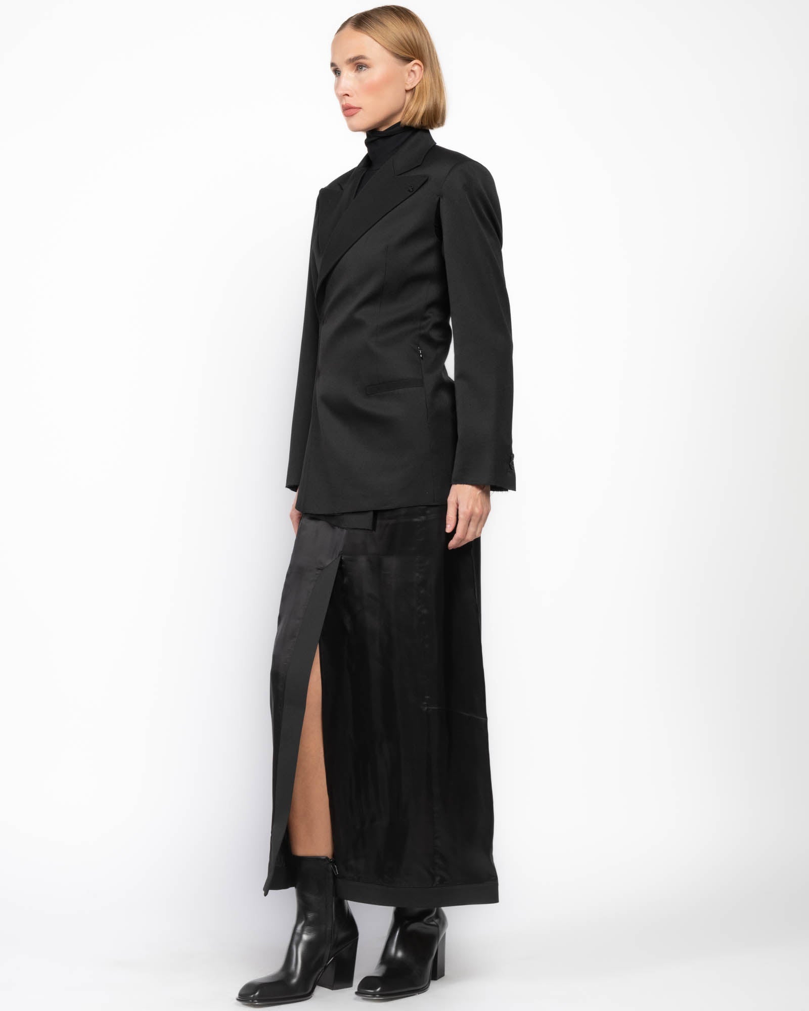 Veste à manches fendues