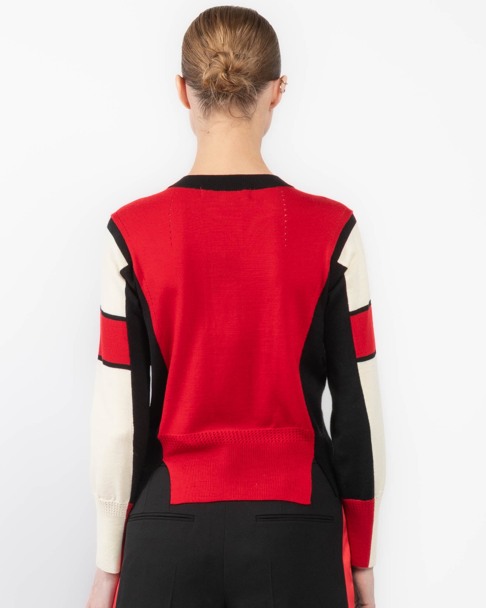 Crewneck Long Sleeve Cardigan