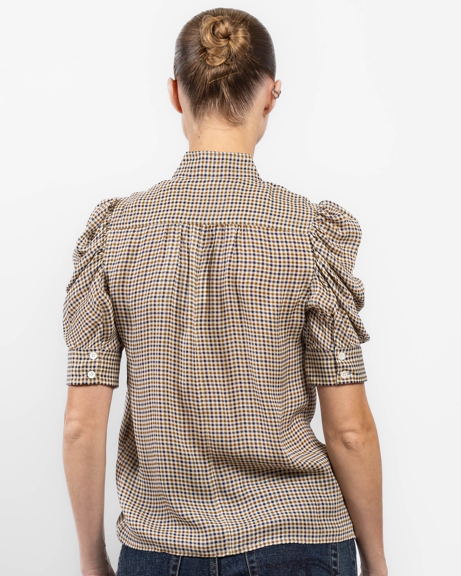 Houndstooth Gillian Blouse