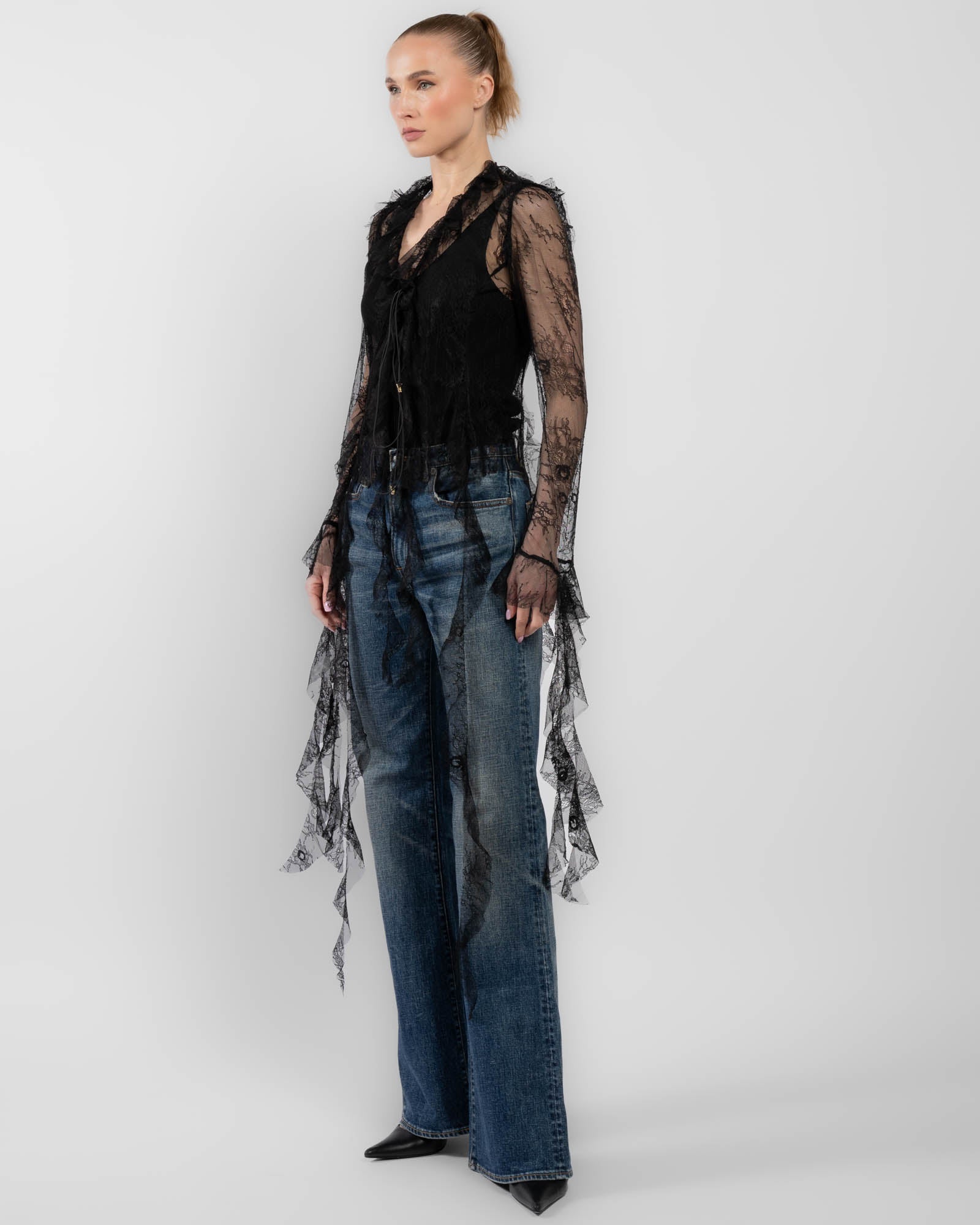 Haut en dentelle Alana