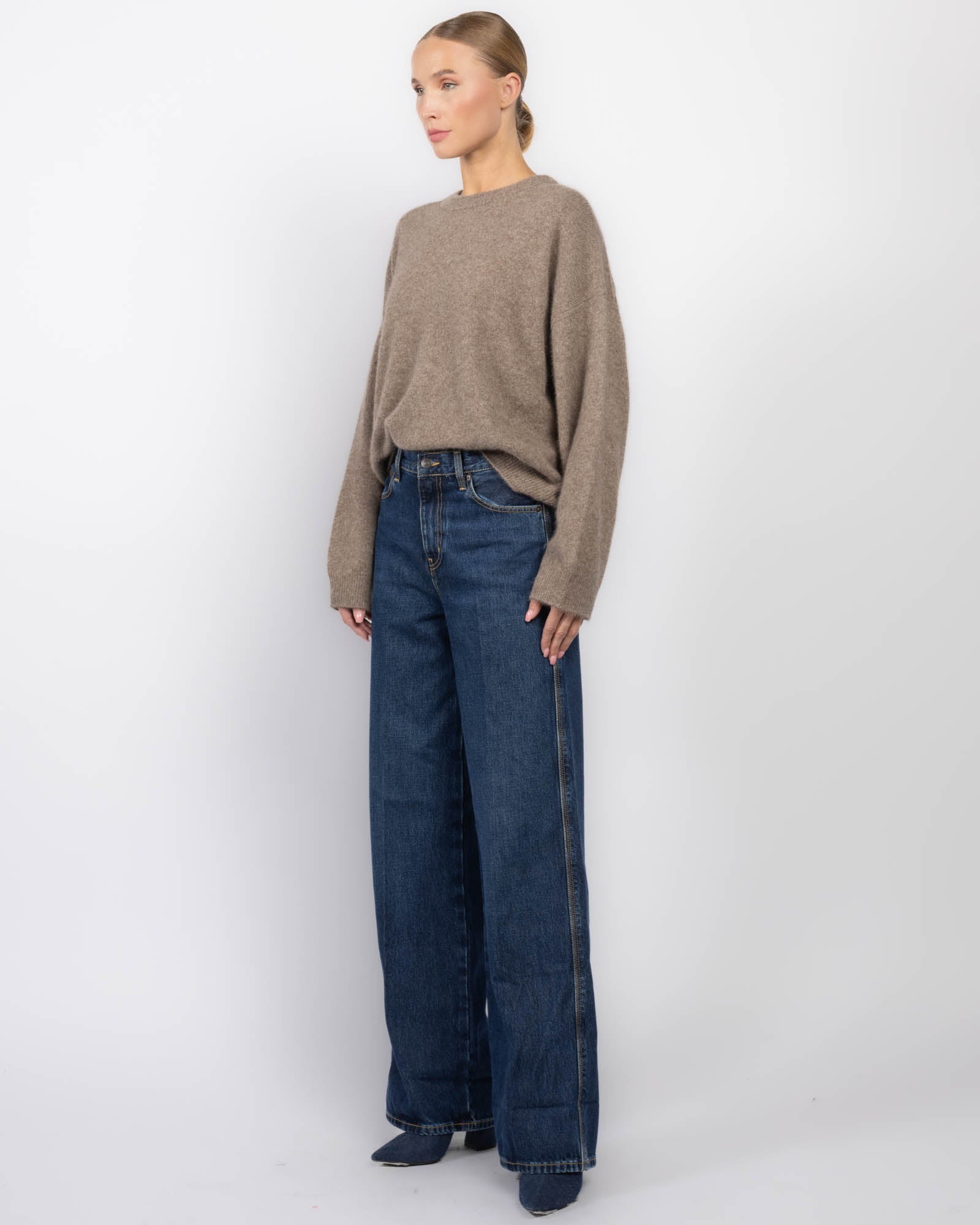 The Cuff Wide Jeans