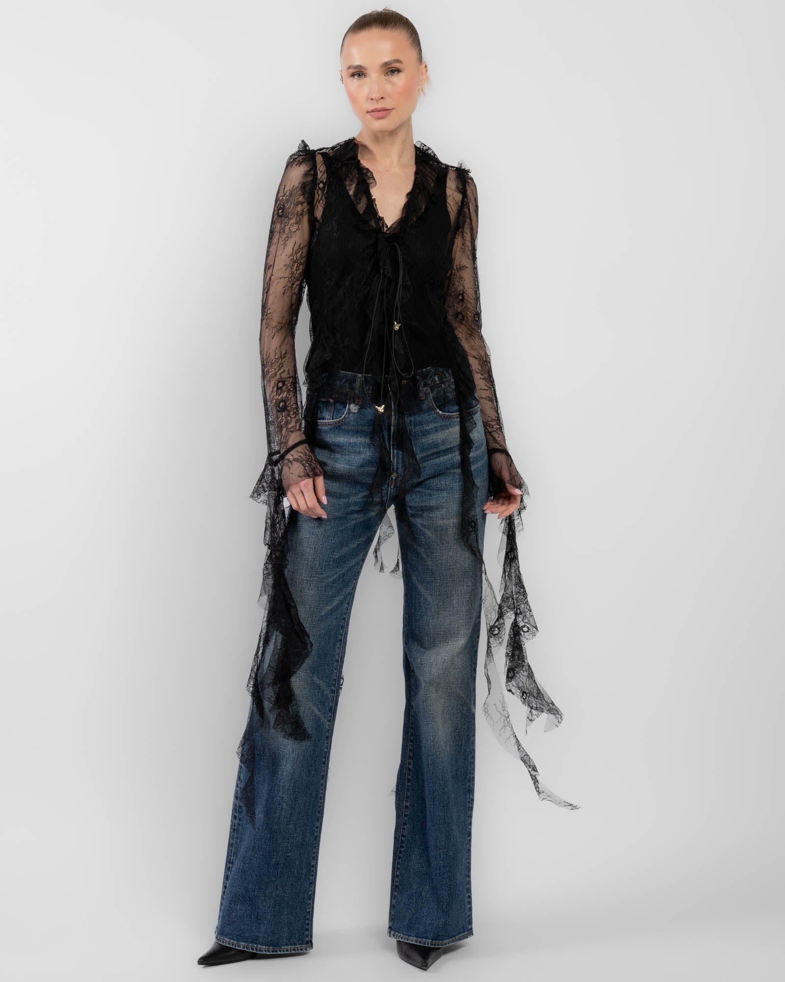 Haut en dentelle Alana