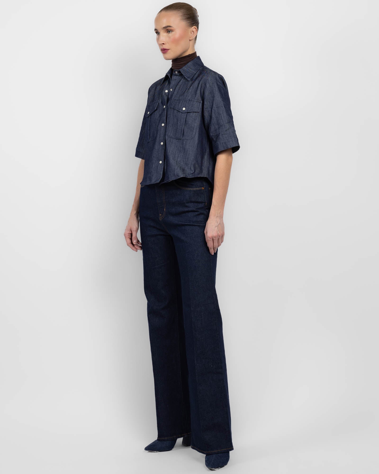 Chemise en jean Safari