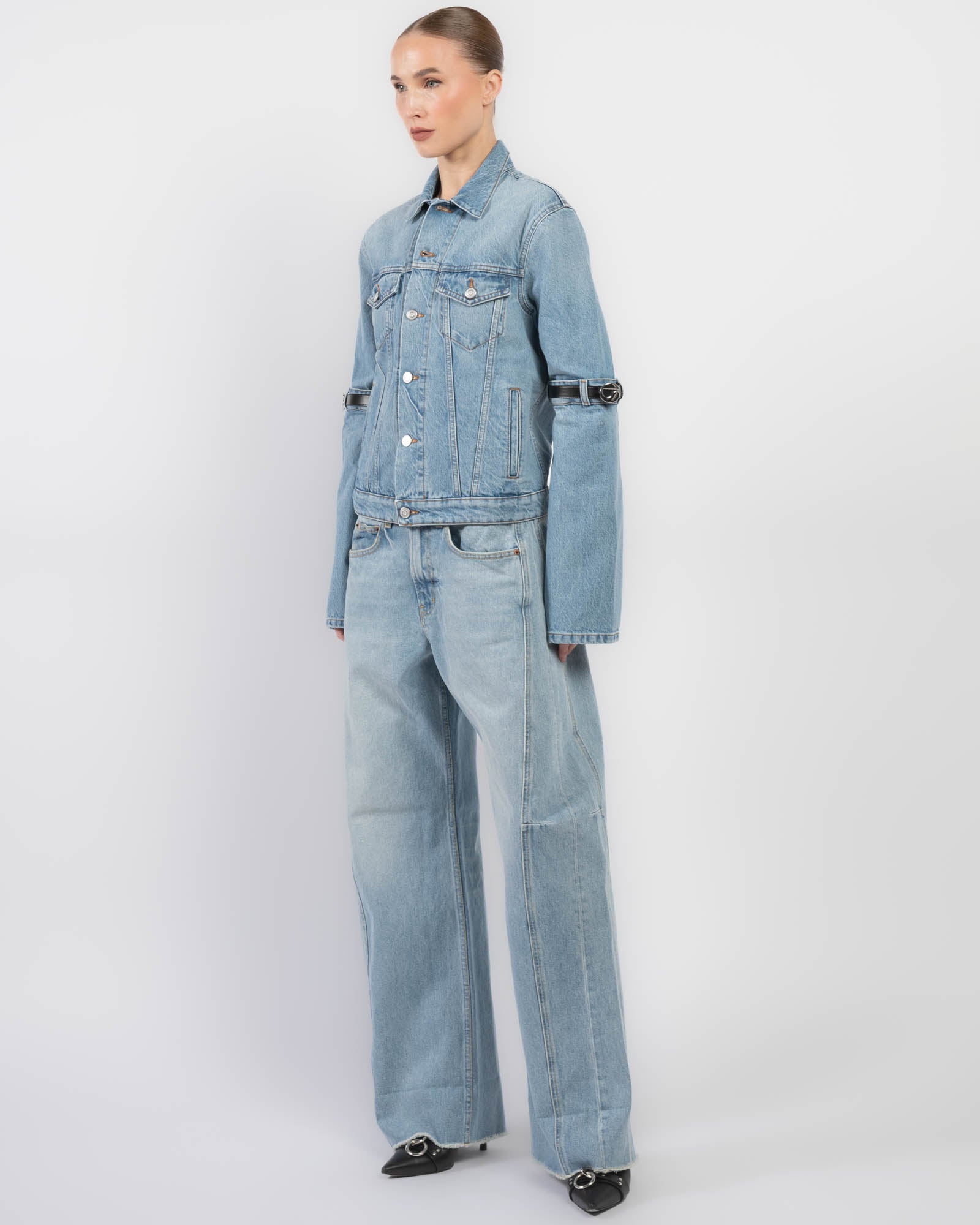 Hybrid Denim Short Jacket