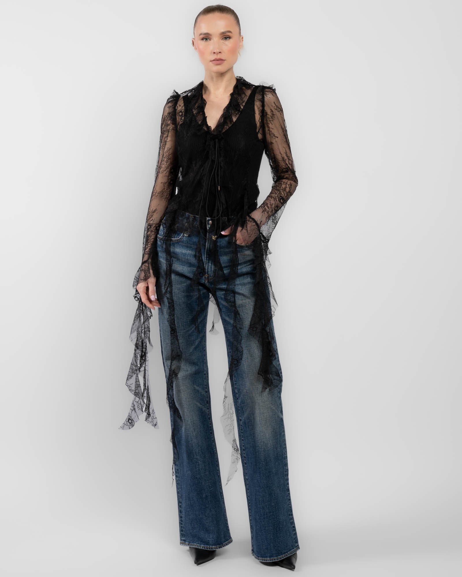 Haut en dentelle Alana