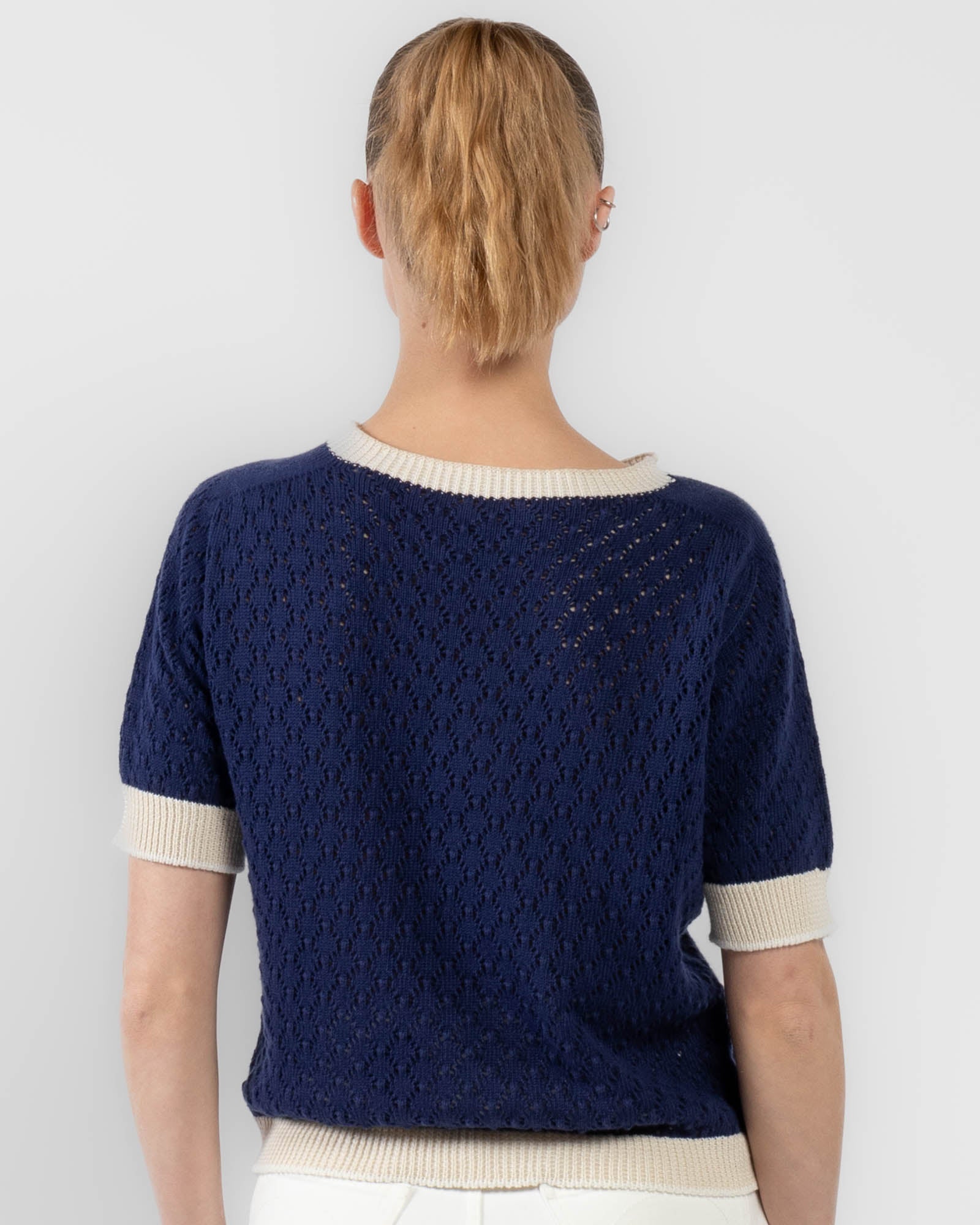 Short Sleeve Knit Top