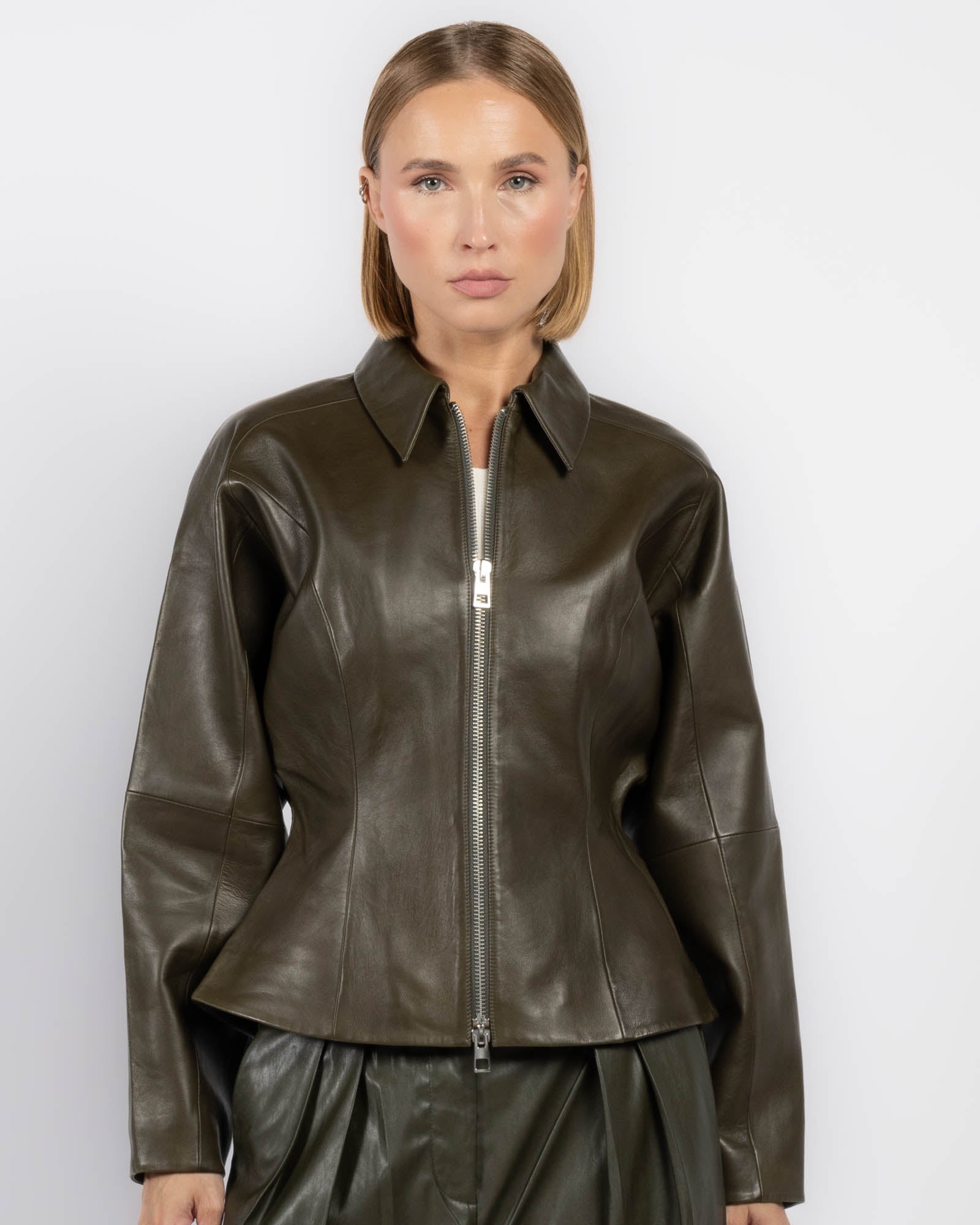 Fitted Leather Jacket