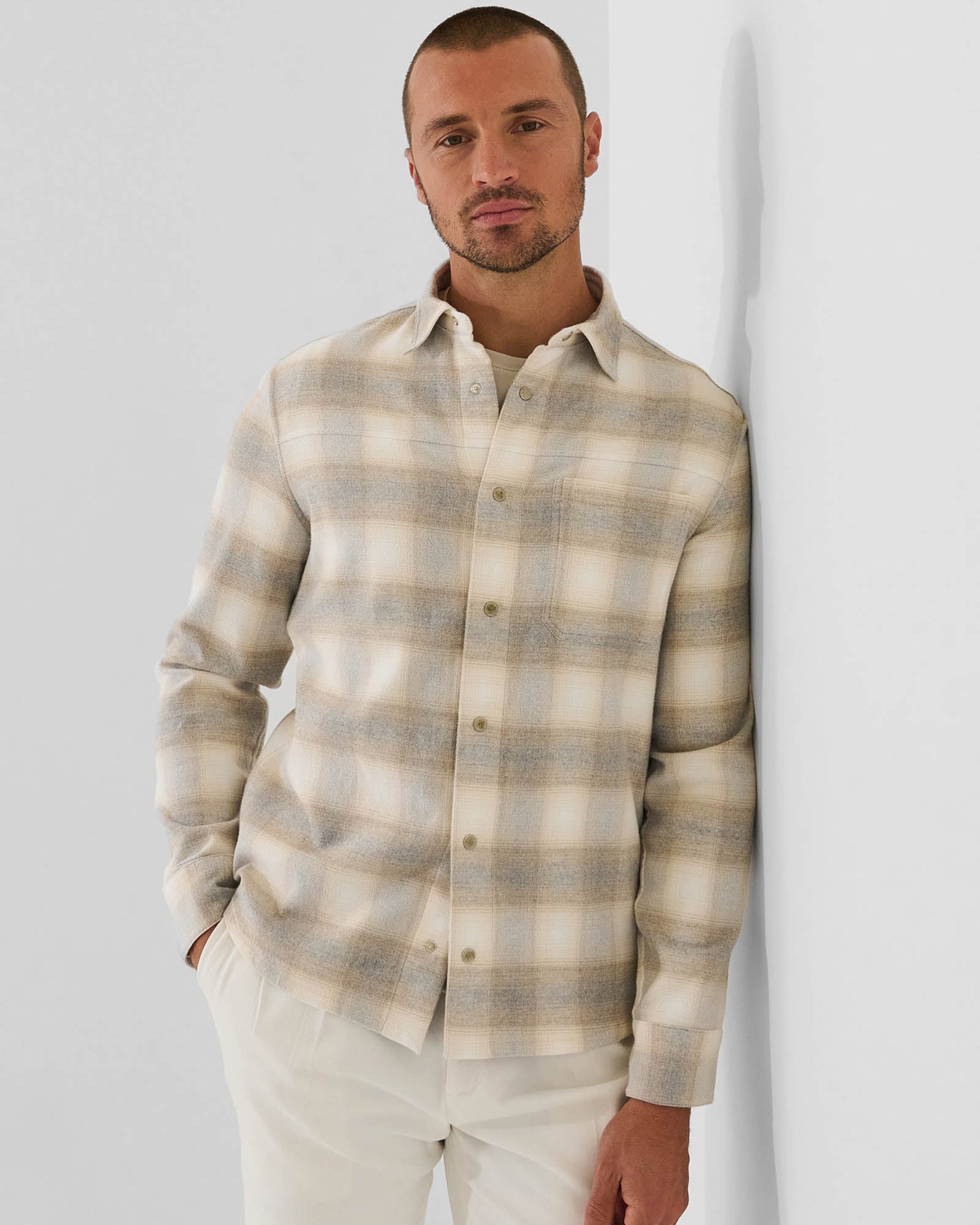 Flannel Plaid Overshirt