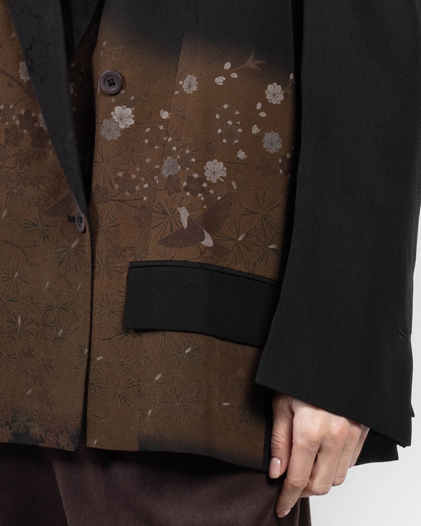 Oversized Double-Breasted Jacket