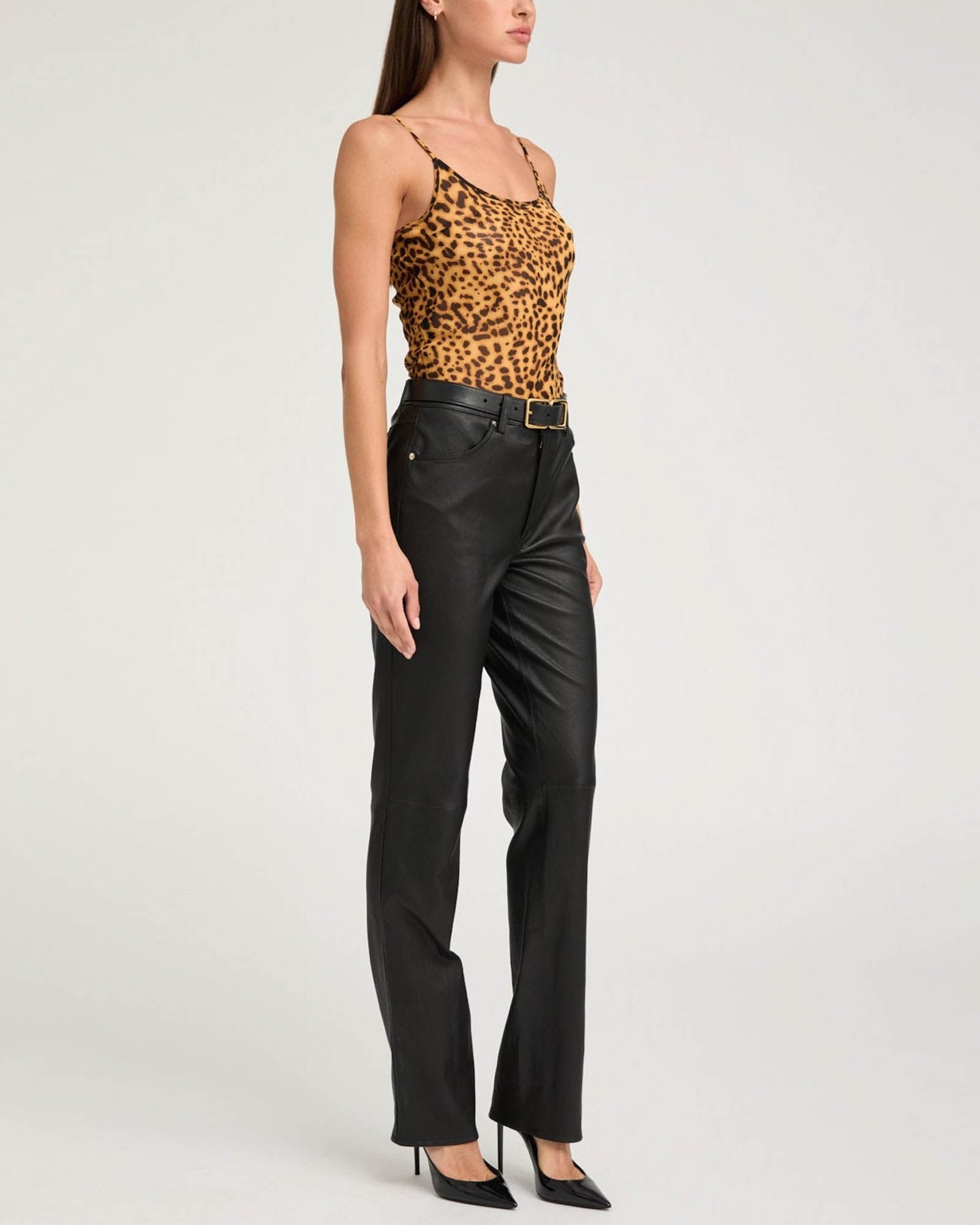Slim Straight Pants