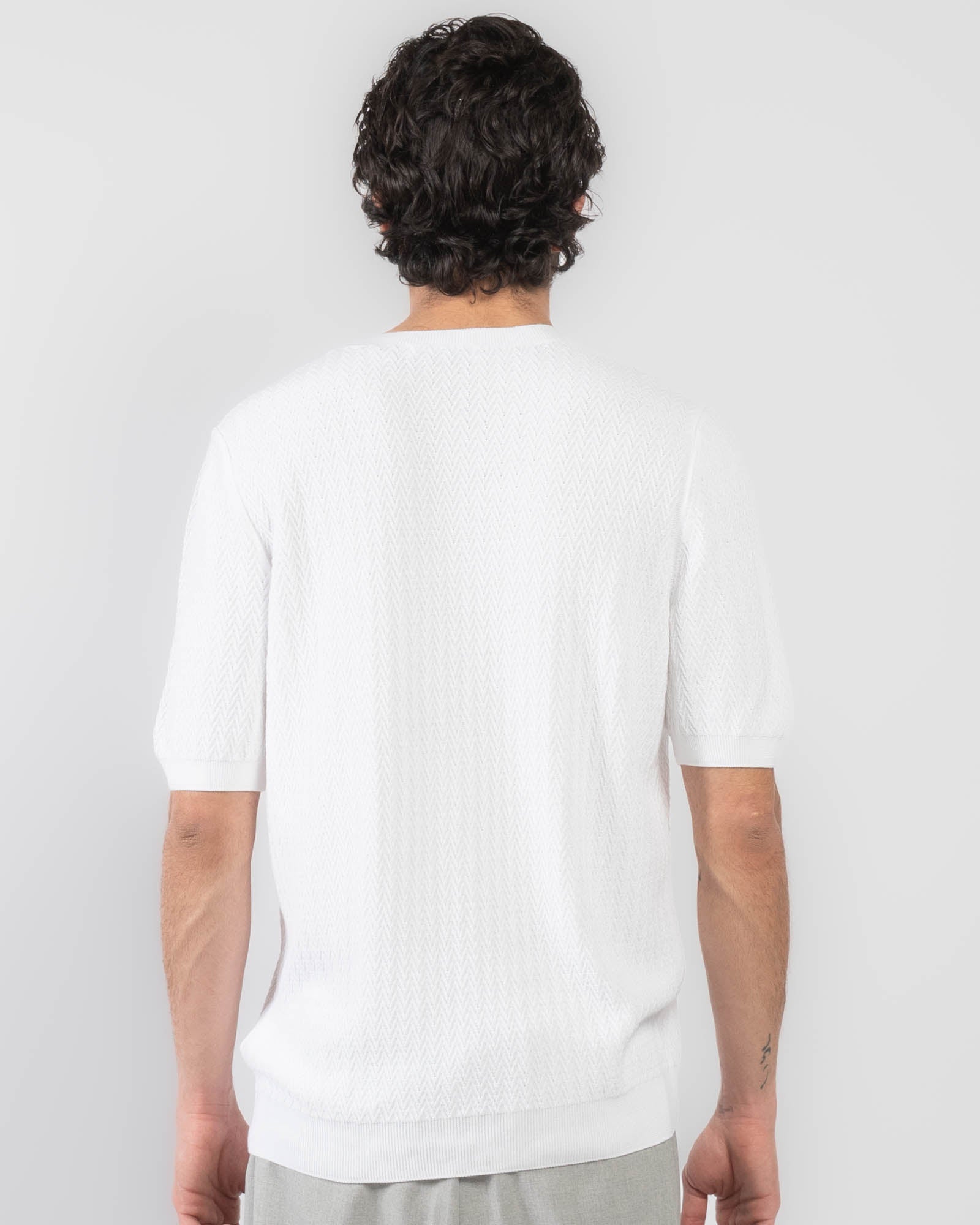 Pull à manches courtes