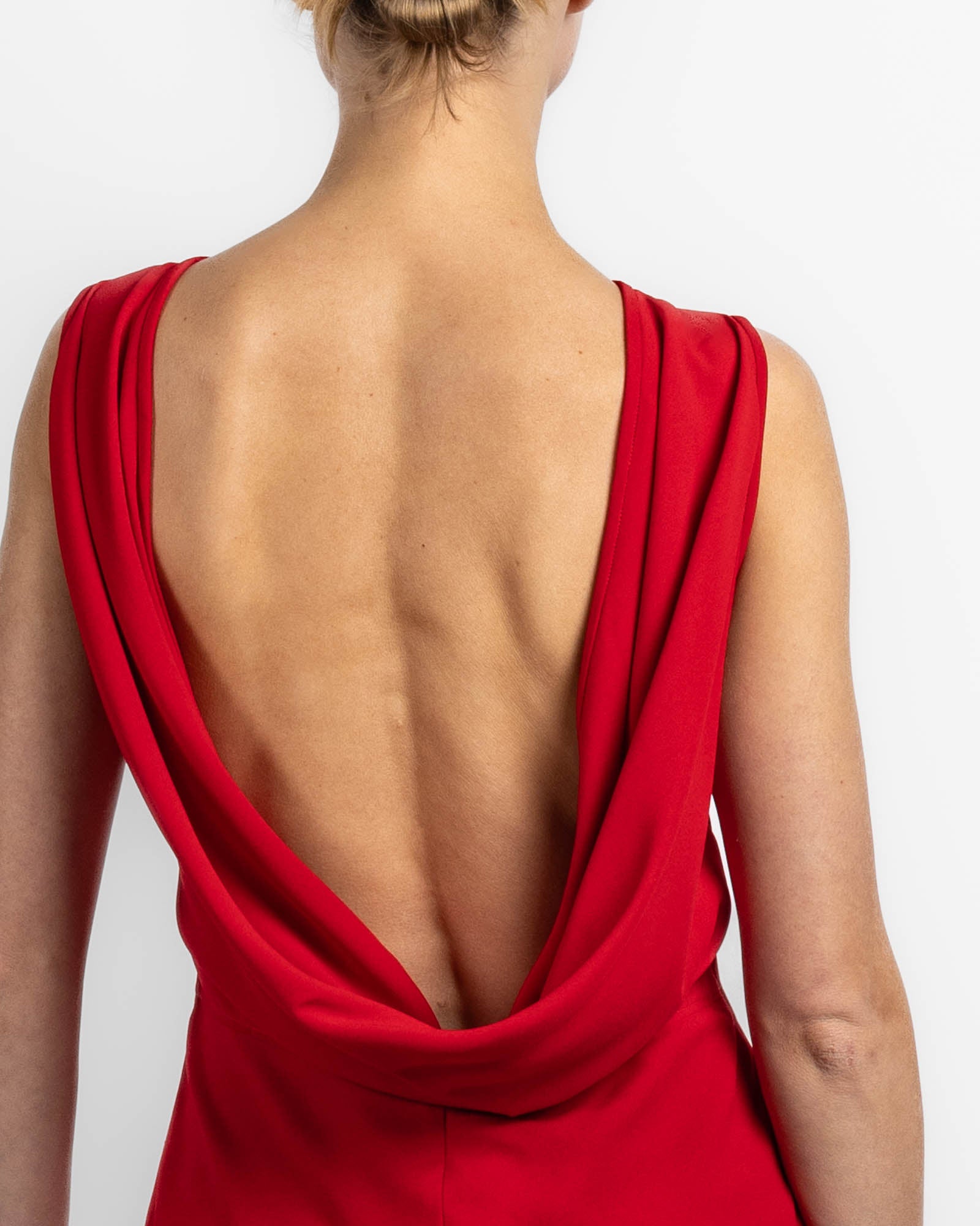 Cowl Back Dress
