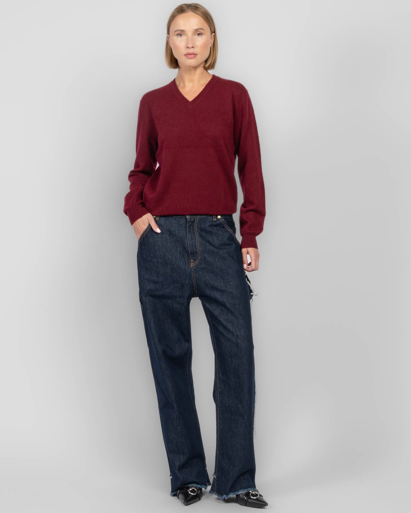 Mini V-Neck Sweater
