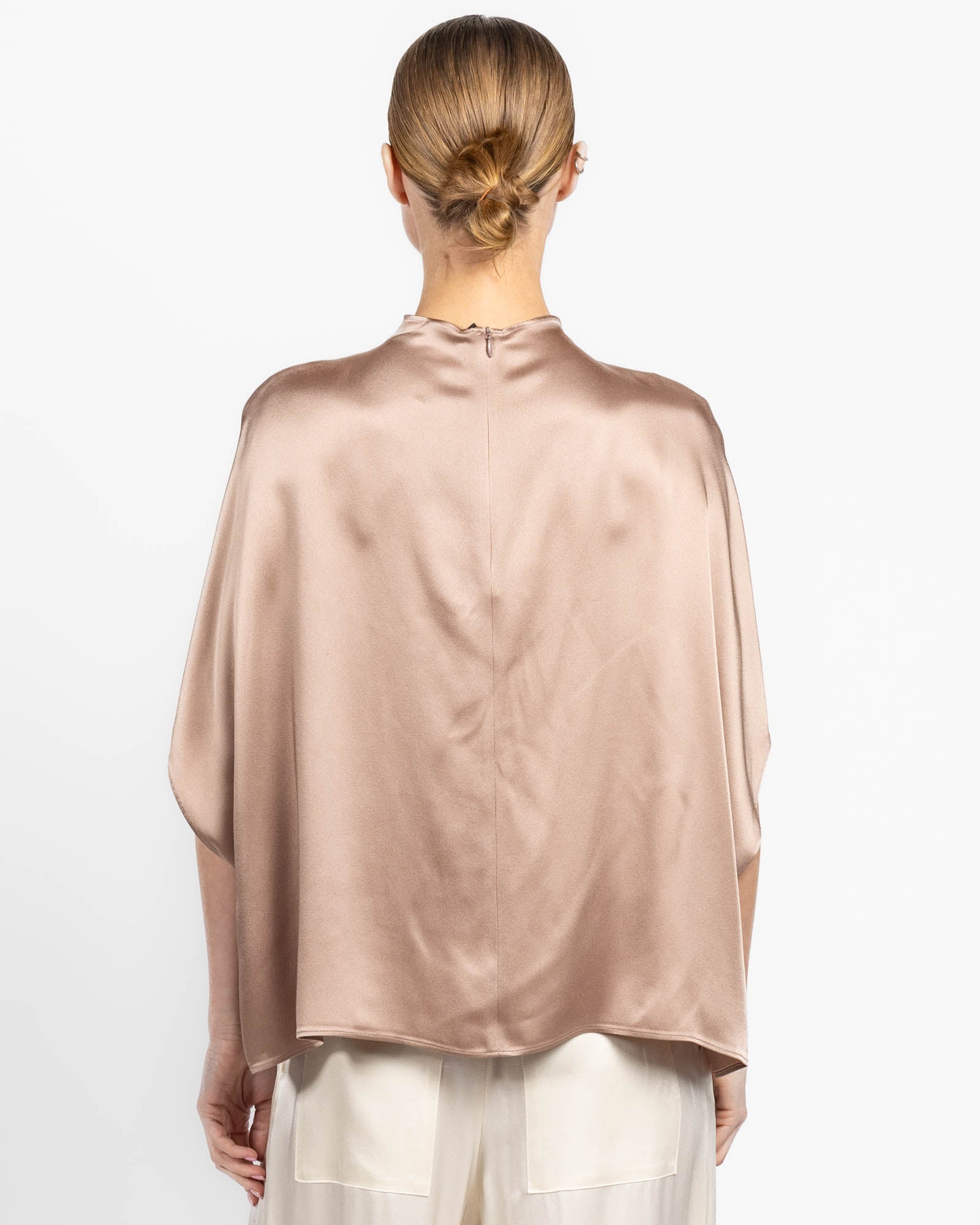 Satin Cape Tee