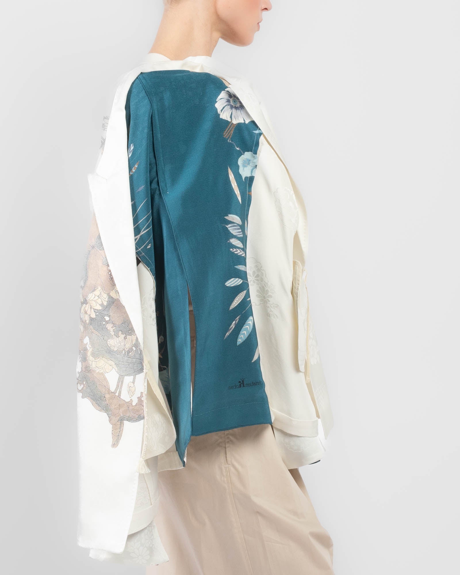 Double-Breasted Traditional Kimono Jacket