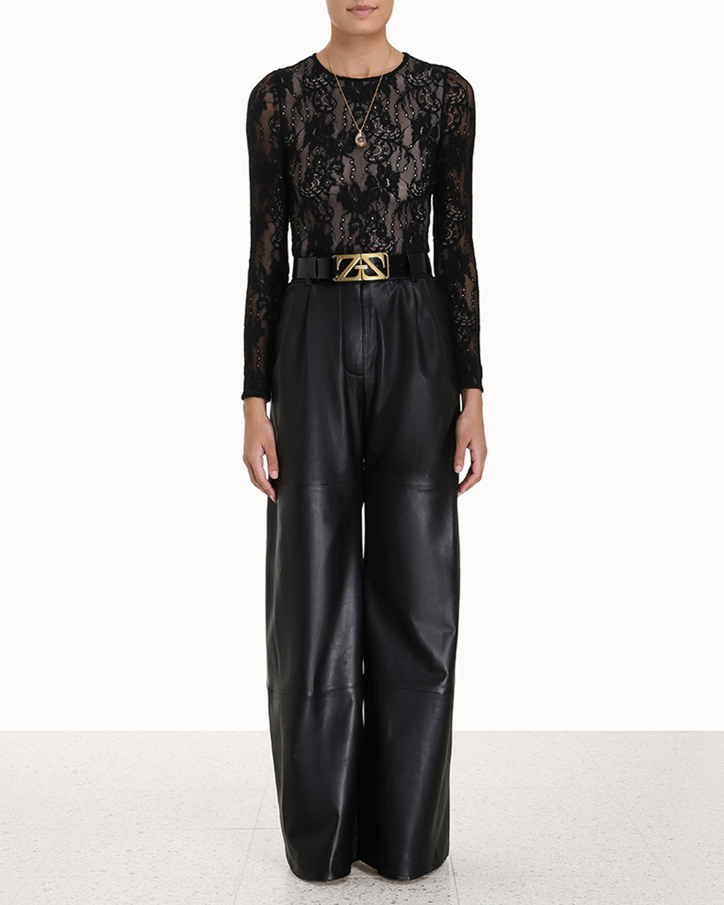 Luminosity Lace Bodysuit - ZIMMERMANN, Luxury Designer Fashion