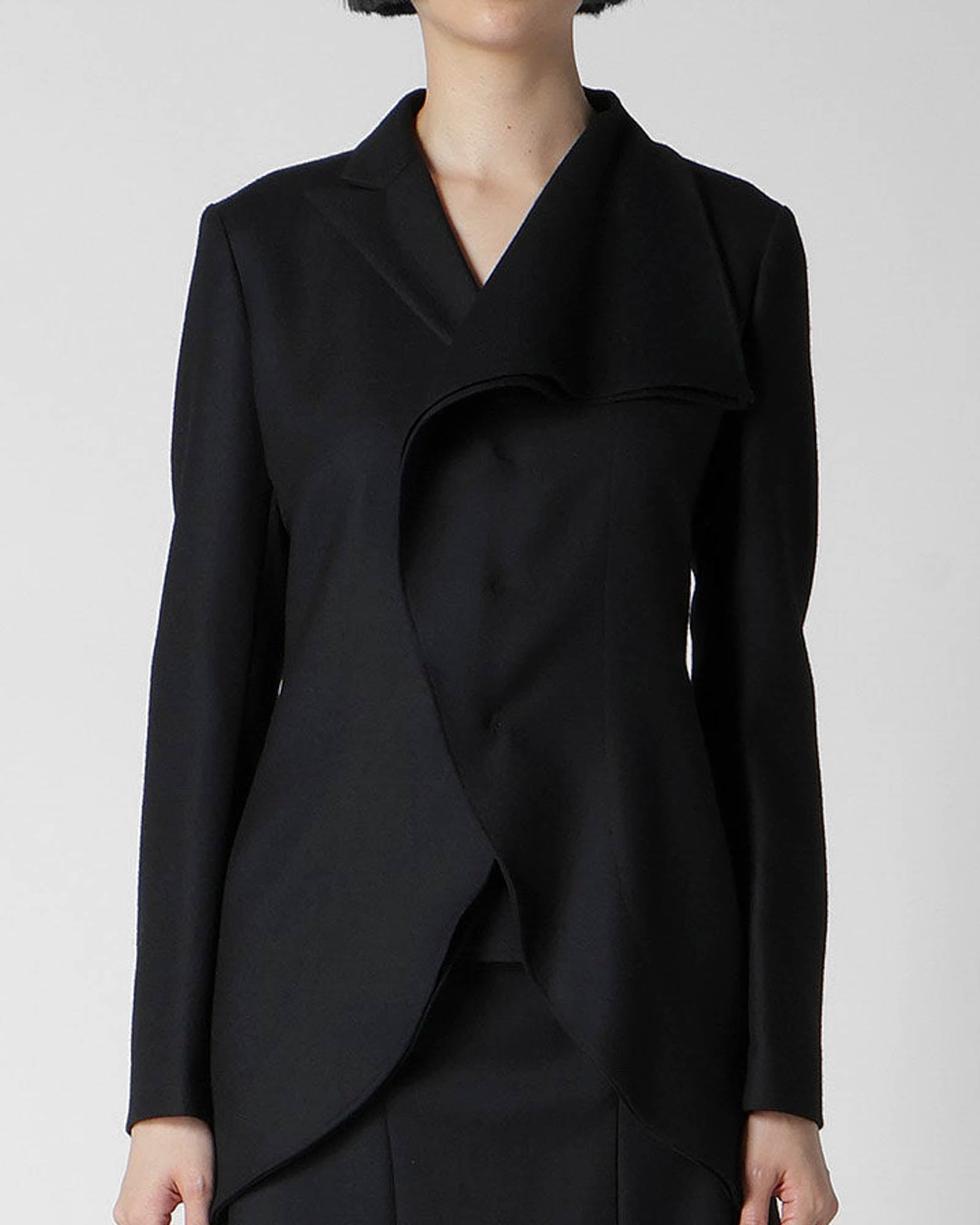 YOHJI YAMAMOTO Curved Hem Jacket